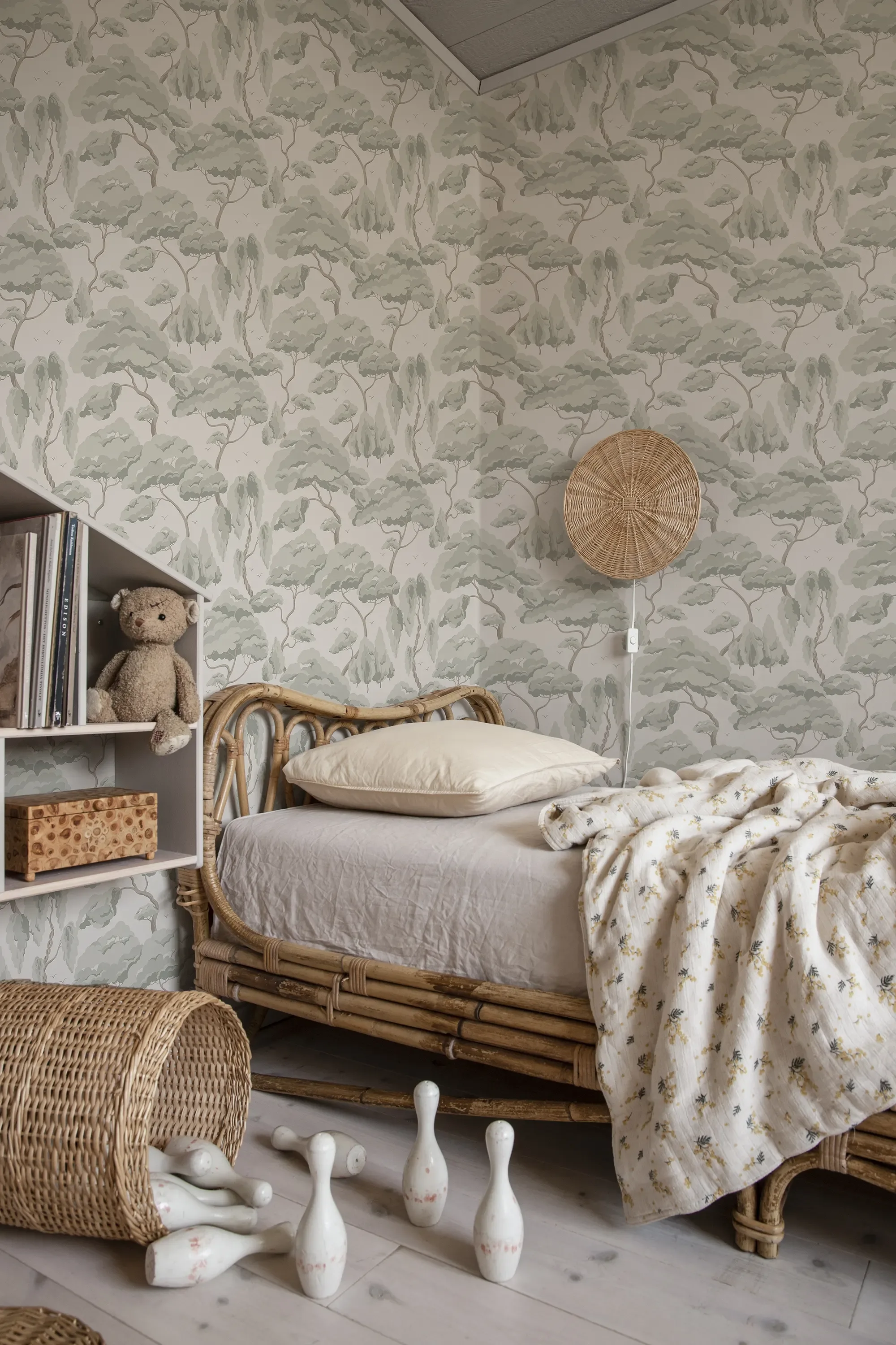 Sandberg Kristoffer in Spring Green wallpaper (S10123)