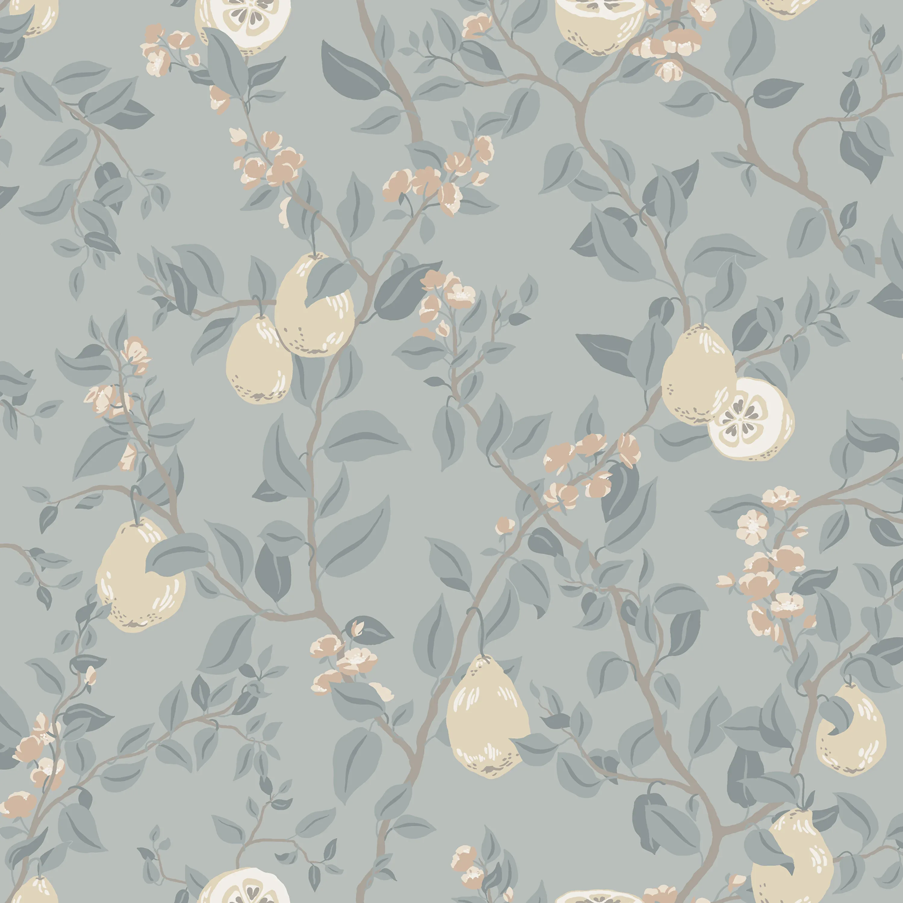 Sandberg Kvitten in Soft Blue wallpaper (S10168)