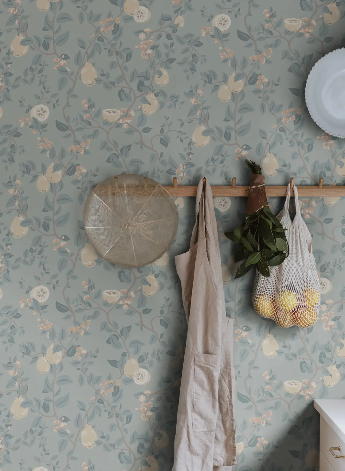 Sandberg Kvitten in Soft Blue wallpaper (S10168)