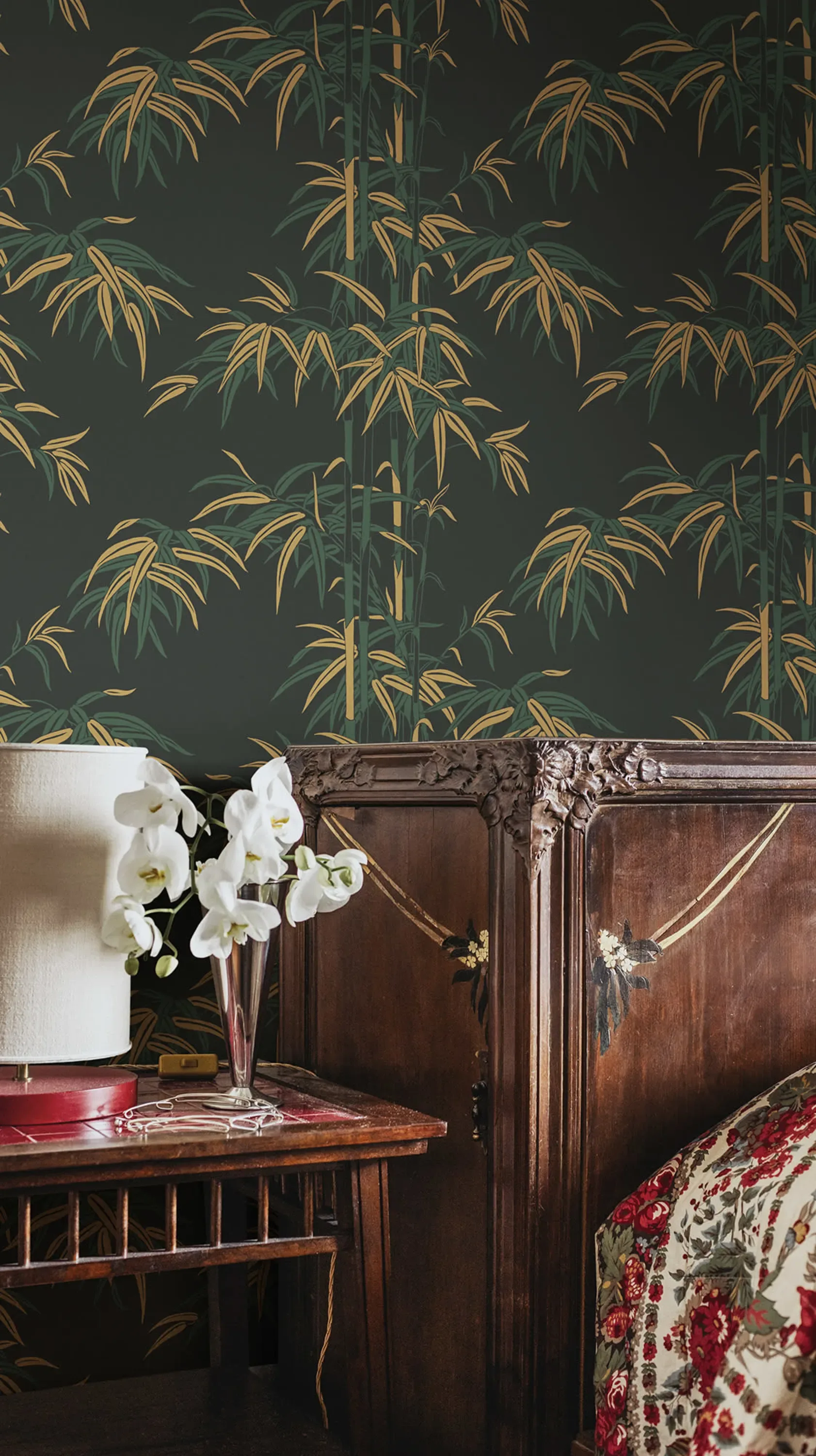 Sandberg Leon in Charcoal wallpaper (S10446)