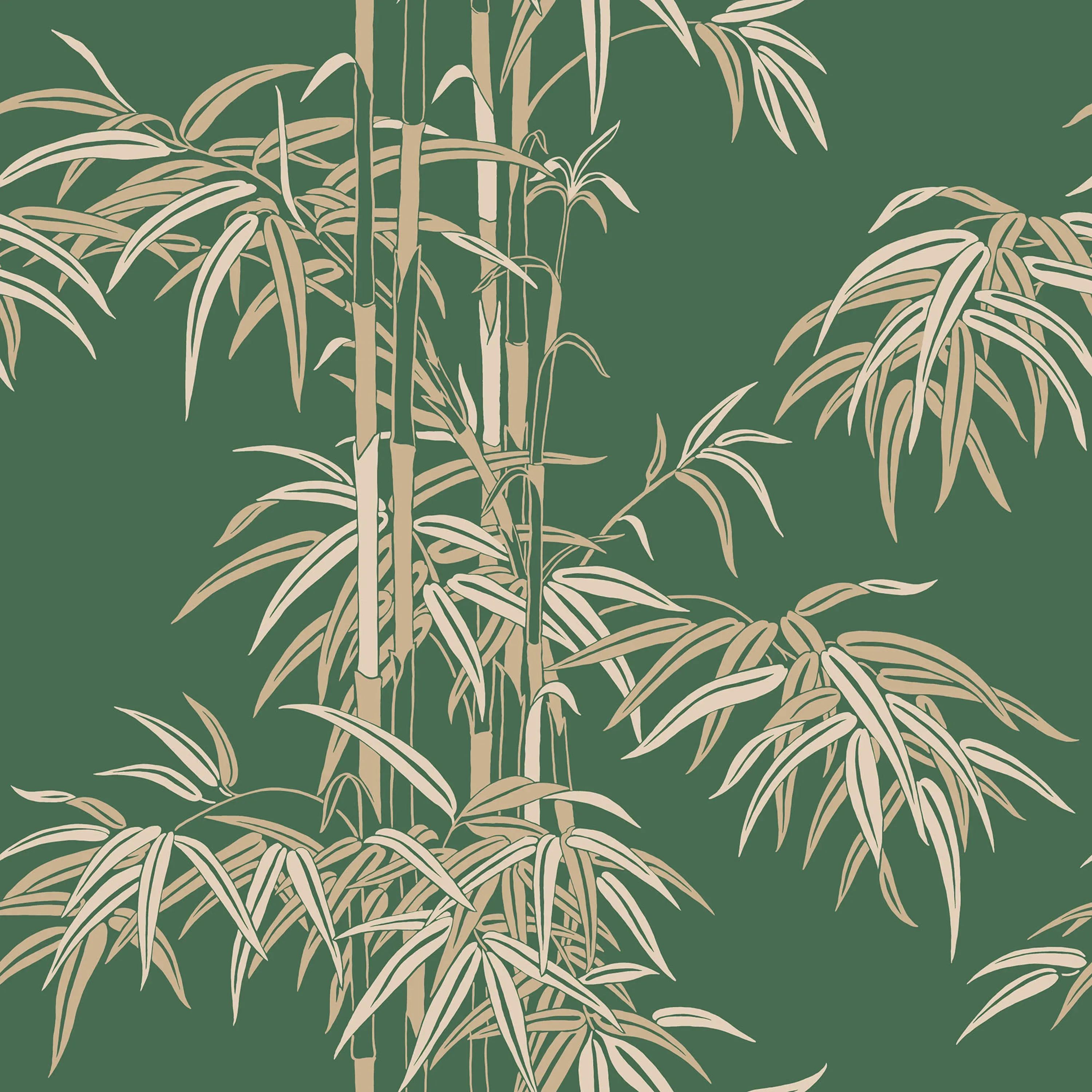 Sandberg Leon in Green wallpaper (S10445)