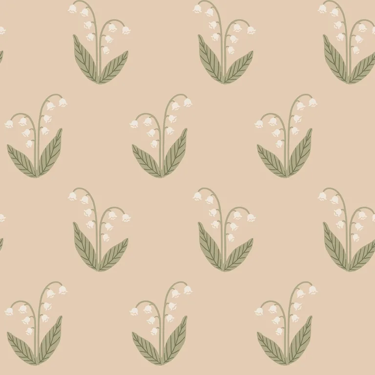 Sandberg Lilly in Blush wallpaper (S10635)