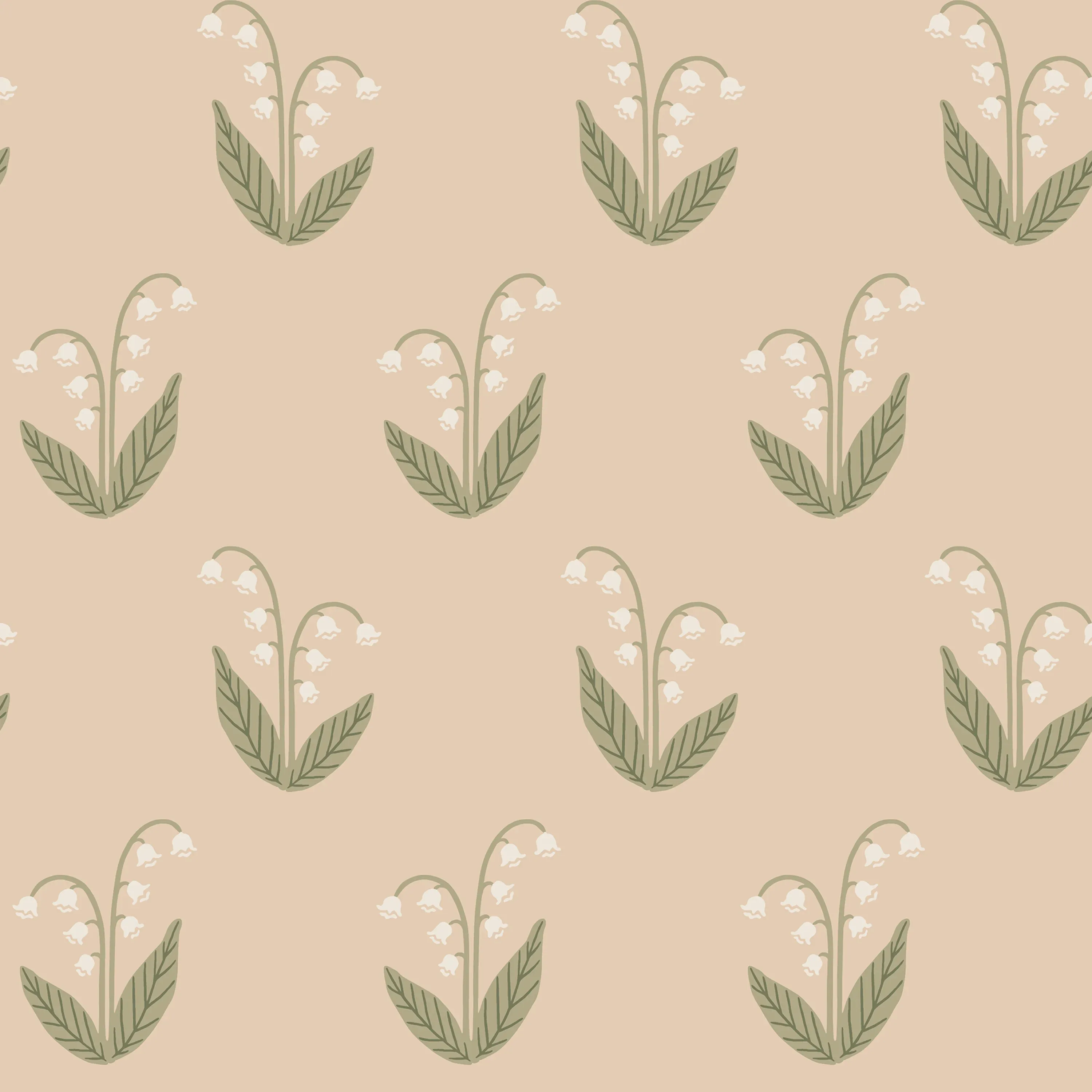 Sandberg Lilly in Blush wallpaper (S10635)