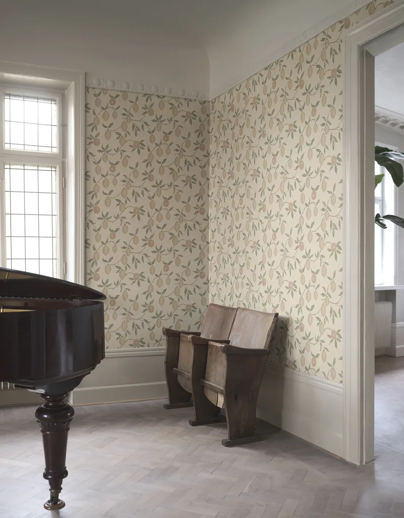 Sandberg Limone in Blush wallpaper (S10667)