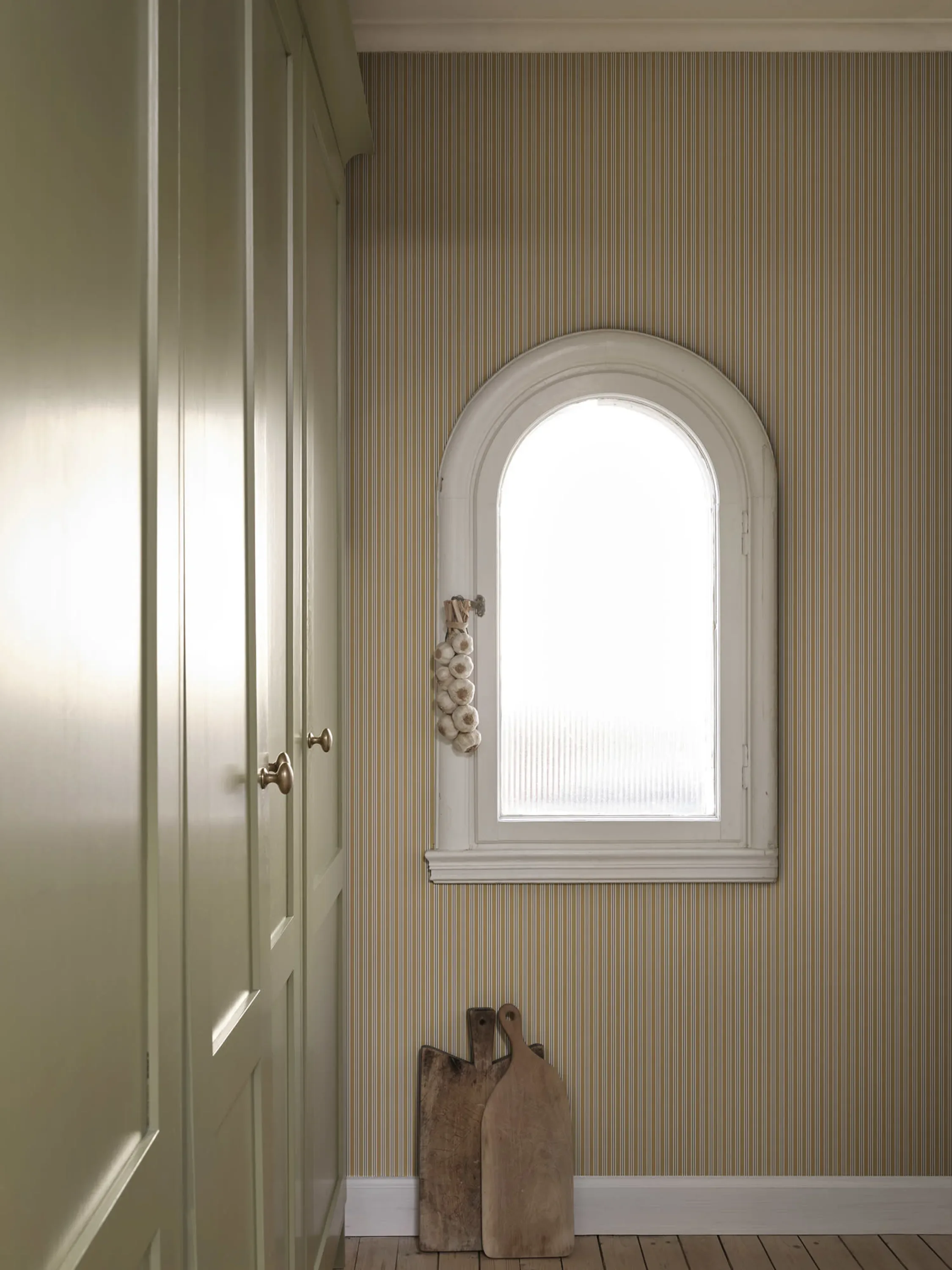 Sandberg Linn in Honey wallpaper (S10395)