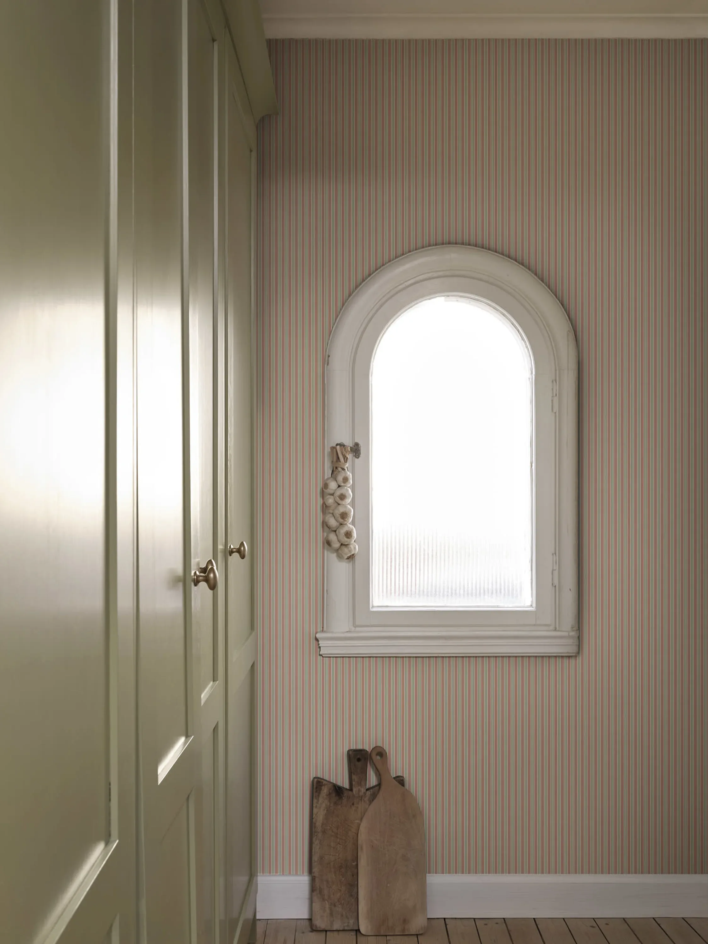 Sandberg Linn in Pink wallpaper (S10396)
