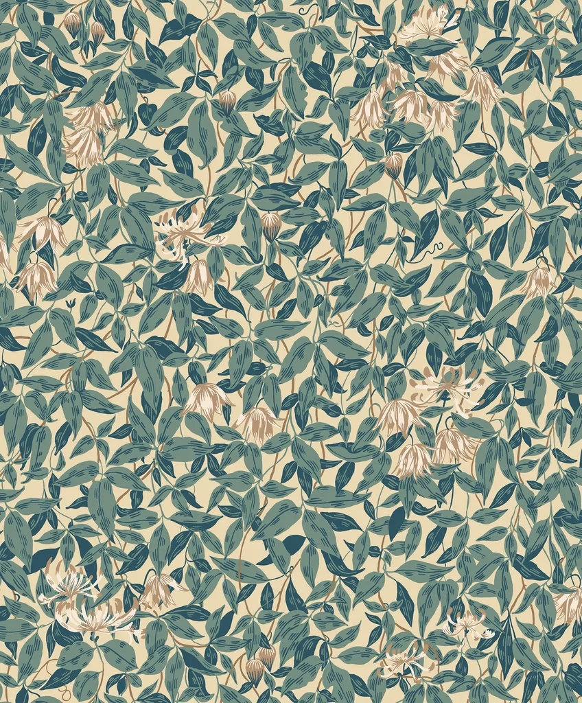 Sandberg Linnea in Blue wallpaper (S10558)