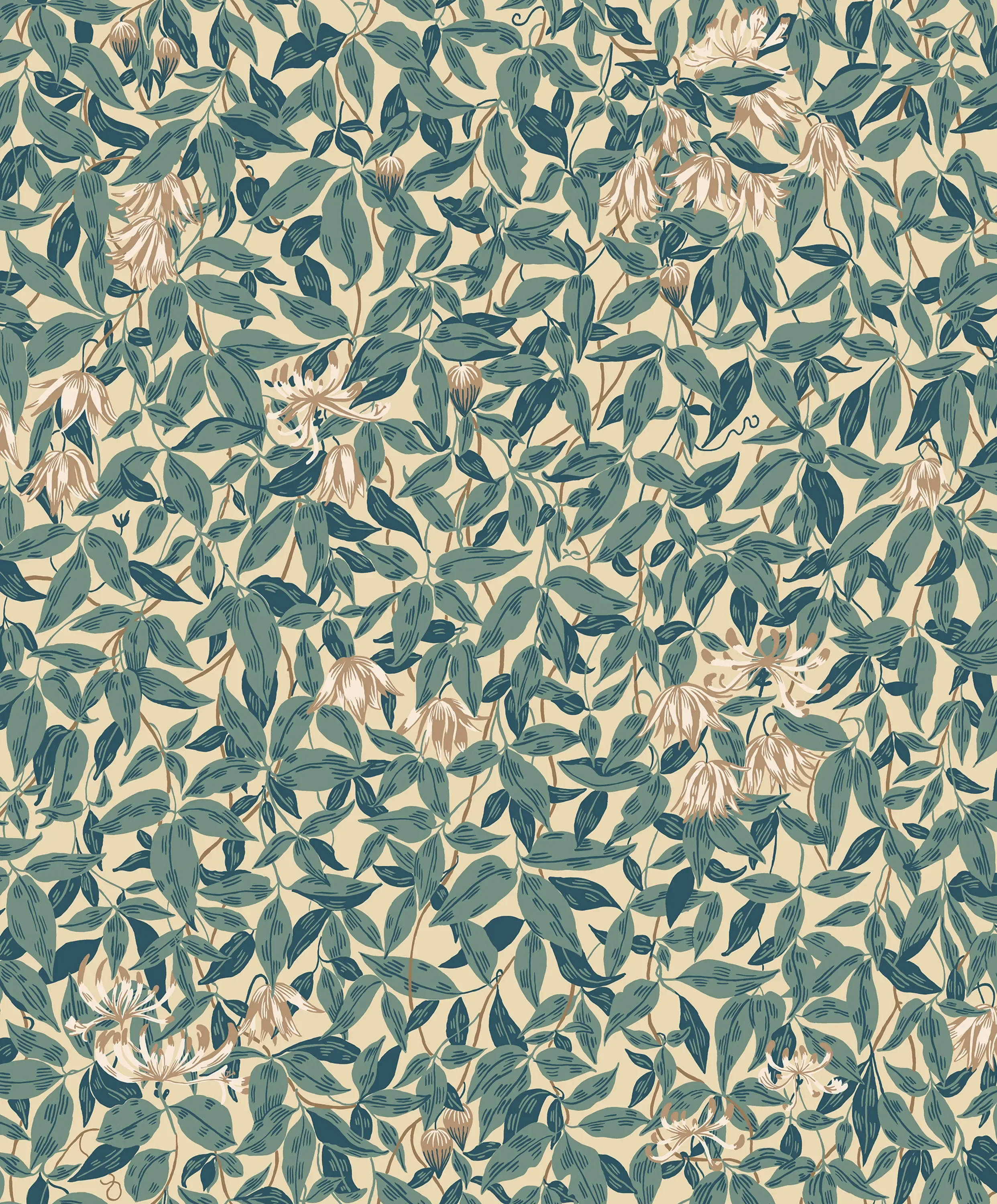 Sandberg Linnea in Blue wallpaper (S10558)
