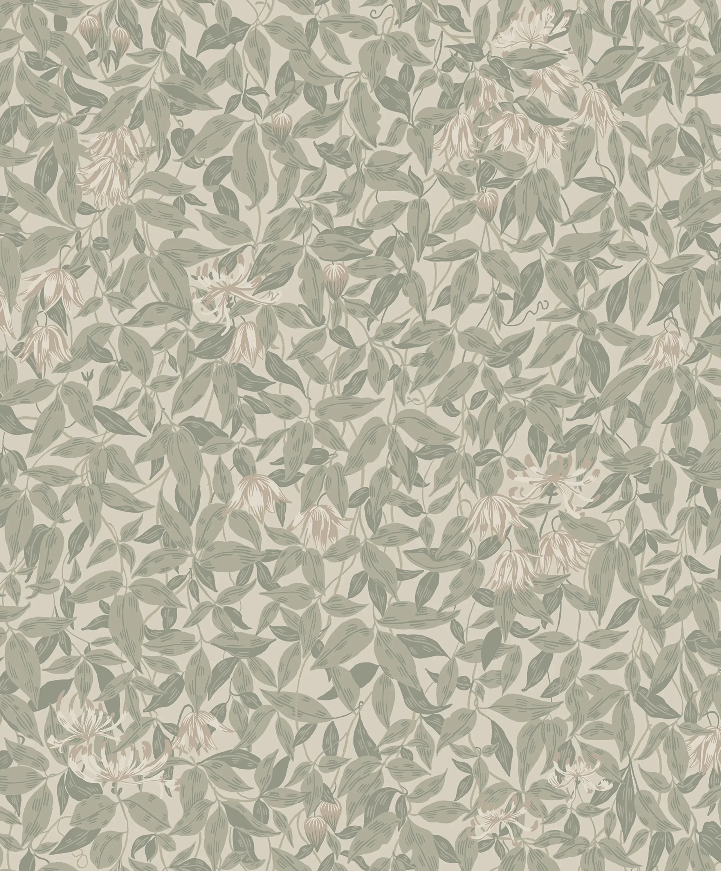 Sandberg Linnea in Garden Green wallpaper (838-38)
