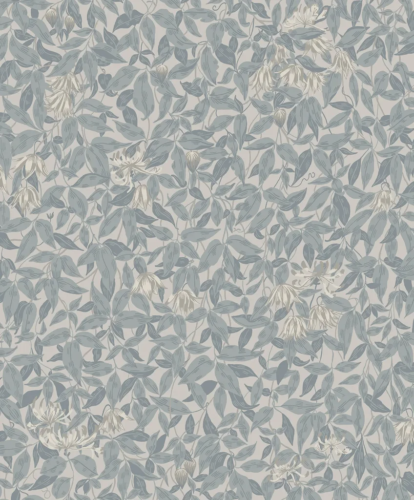Sandberg Linnea in Misty Blue wallpaper (838-36)