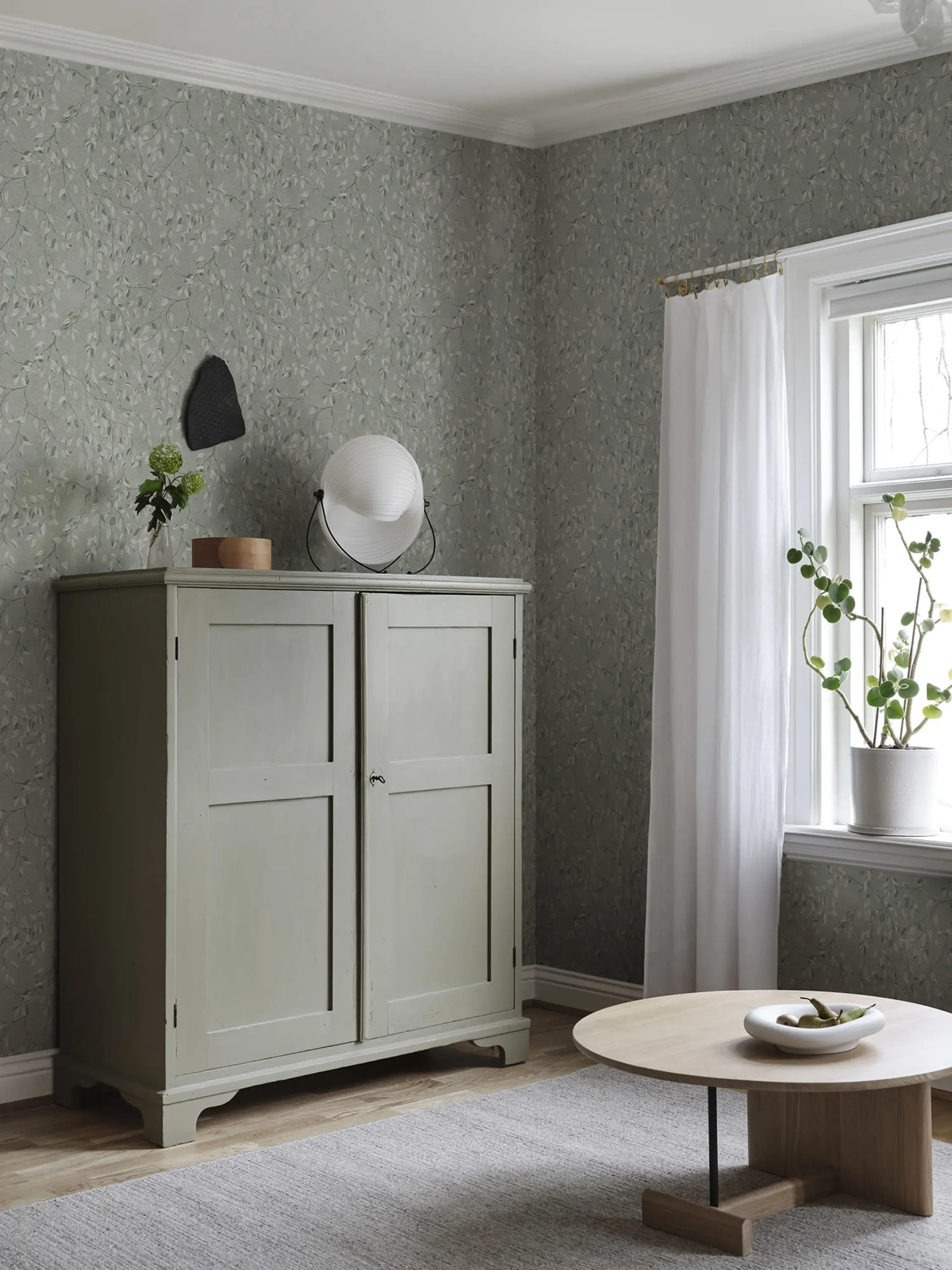 Sandberg Lise in Forest Green wallpaper (S10345)