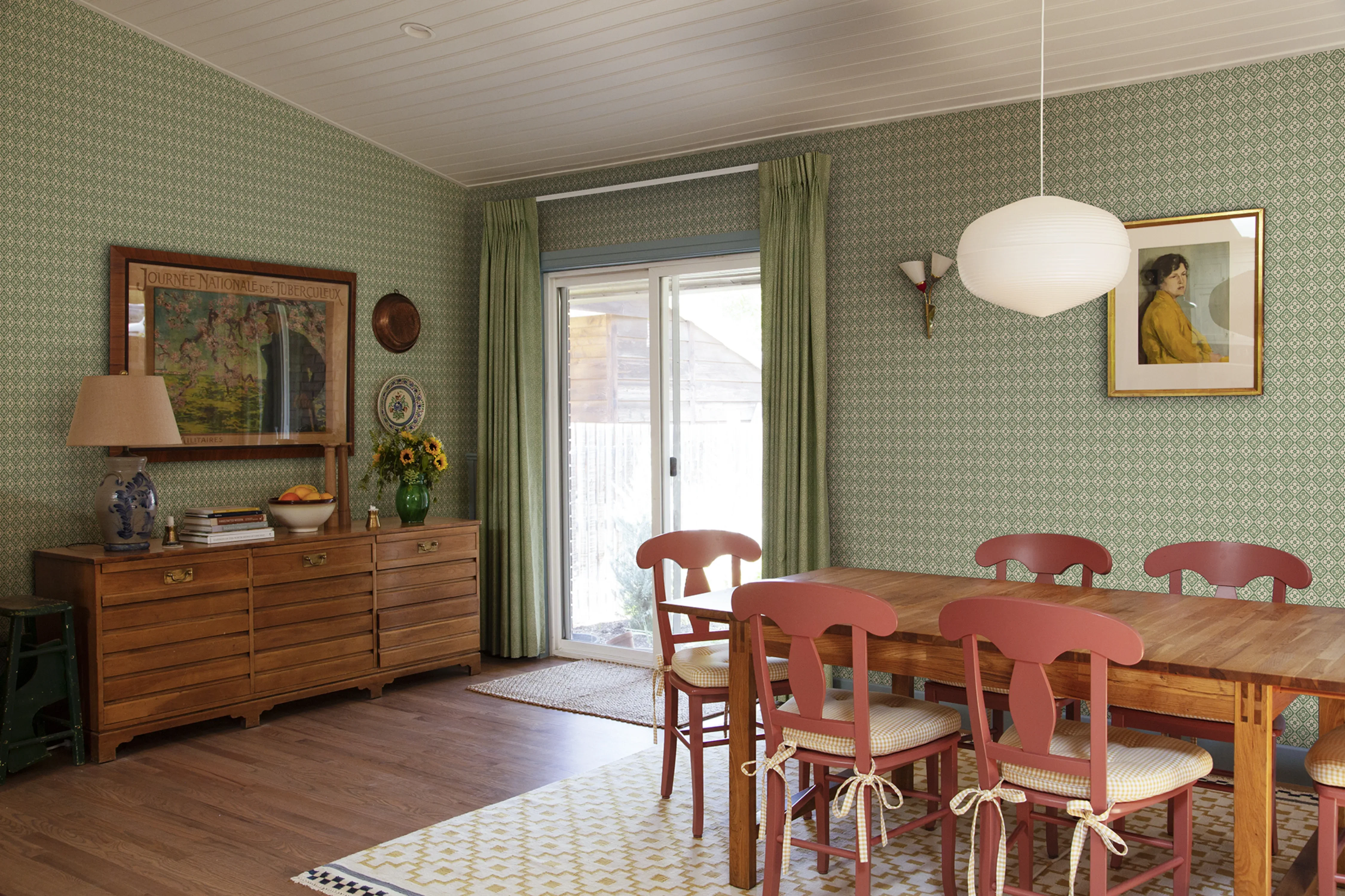 Sandberg Lyckan in Emerald wallpaper (S10153)