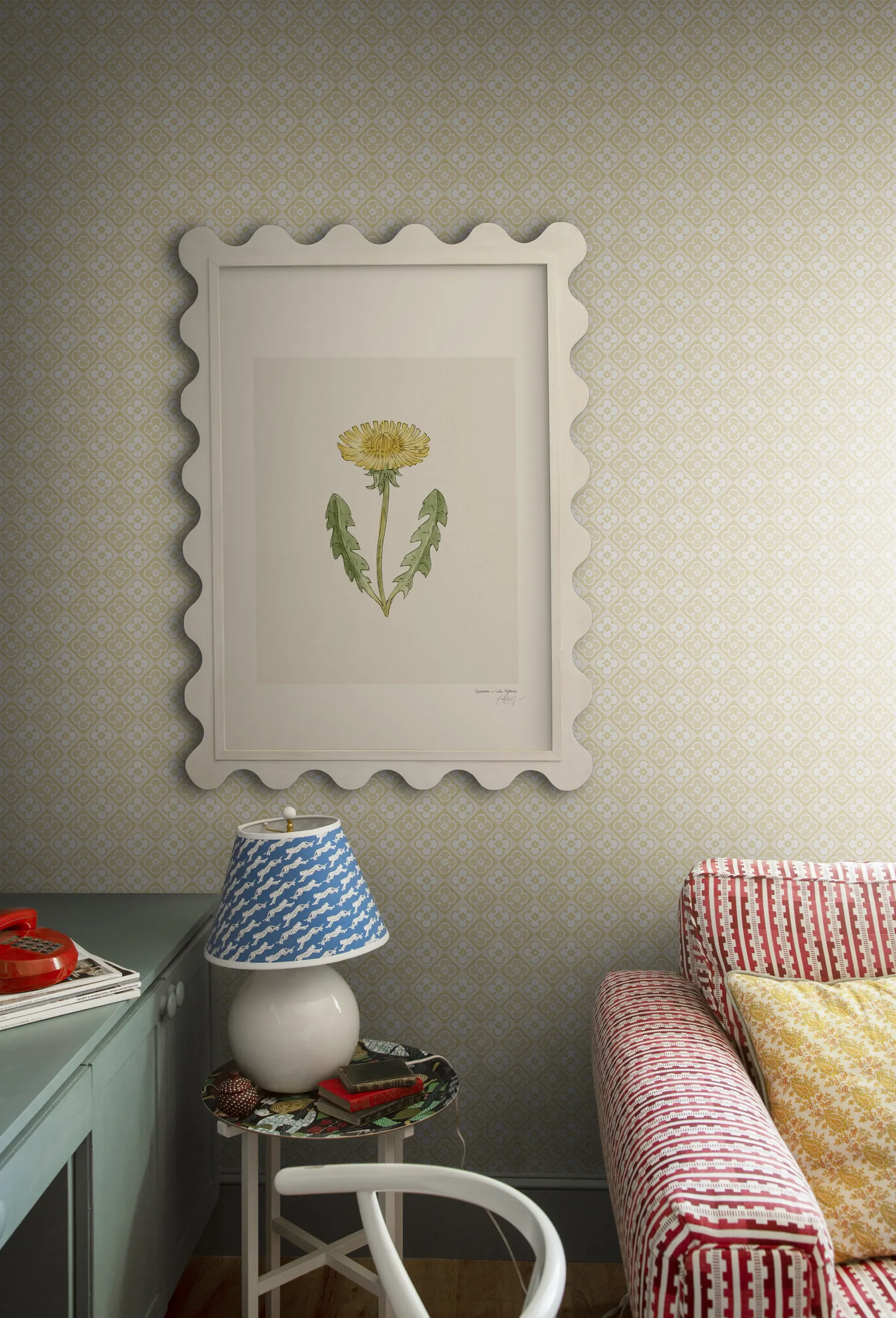 Sandberg Lyckan in Sunflower wallpaper (S10152)