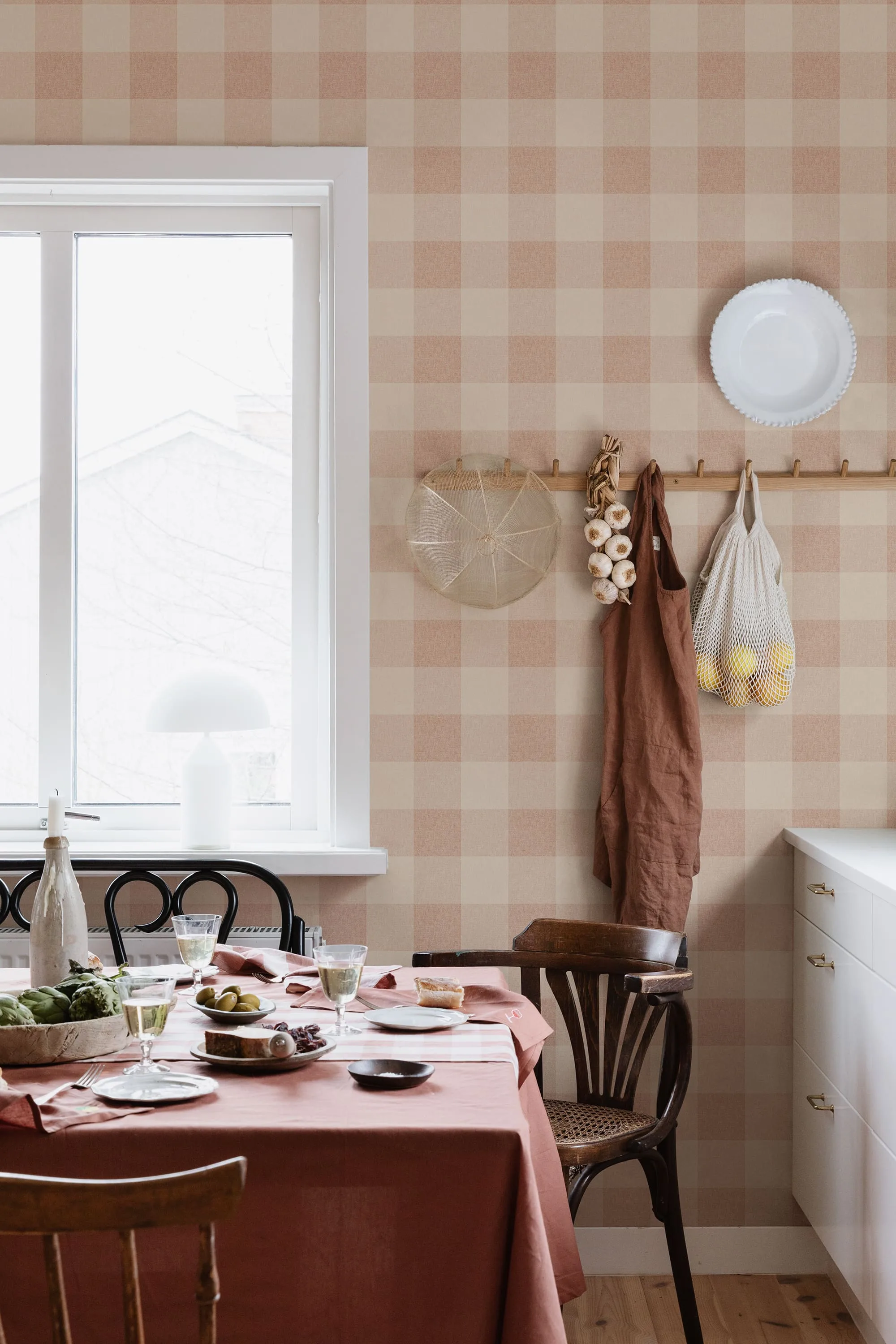 Sandberg Lykke in Terracotta wallpaper (S10230)