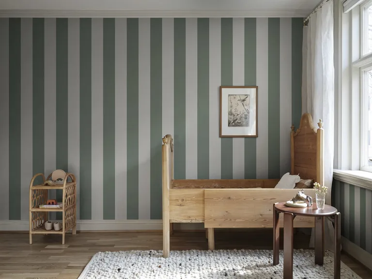 Sandberg Magnus in Forest Green wallpaper (S10341)