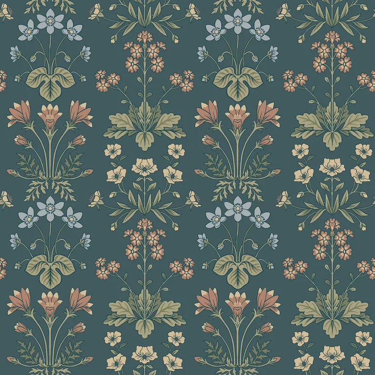 Sandberg Maj in Midnight Blue wallpaper (S10477)