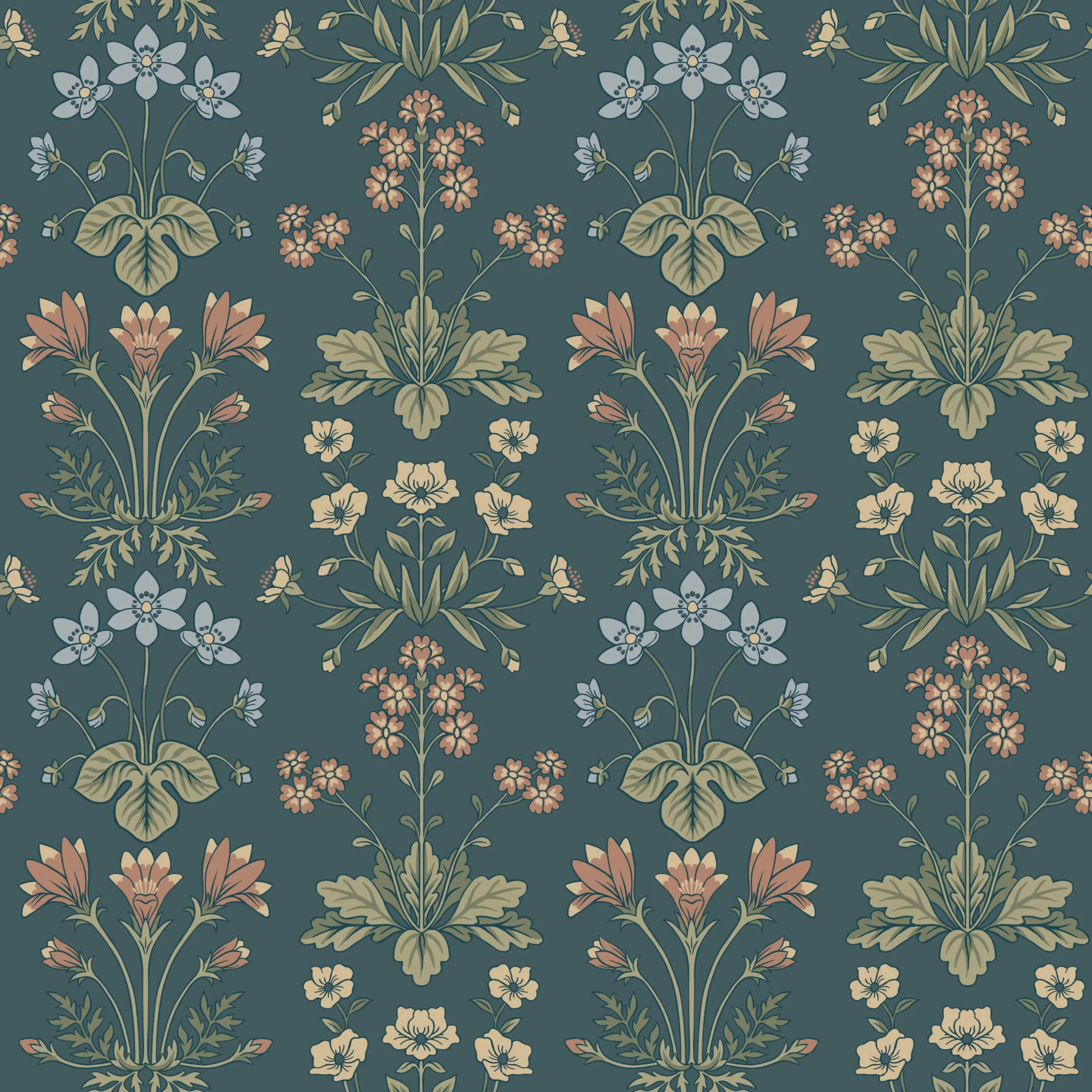 Sandberg Maj in Midnight Blue wallpaper (S10477)