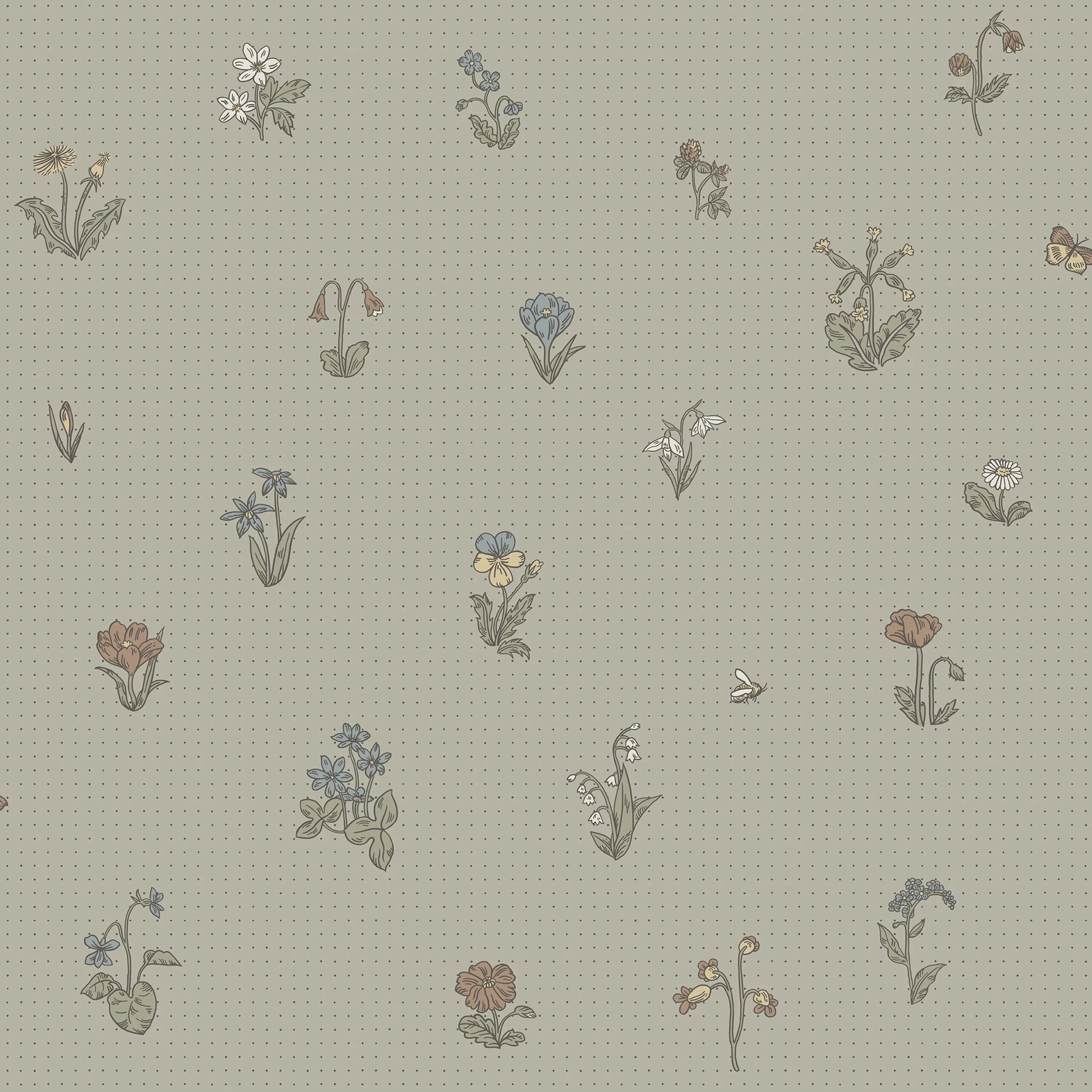 Sandberg Maja in Sage Green wallpaper (841-38)