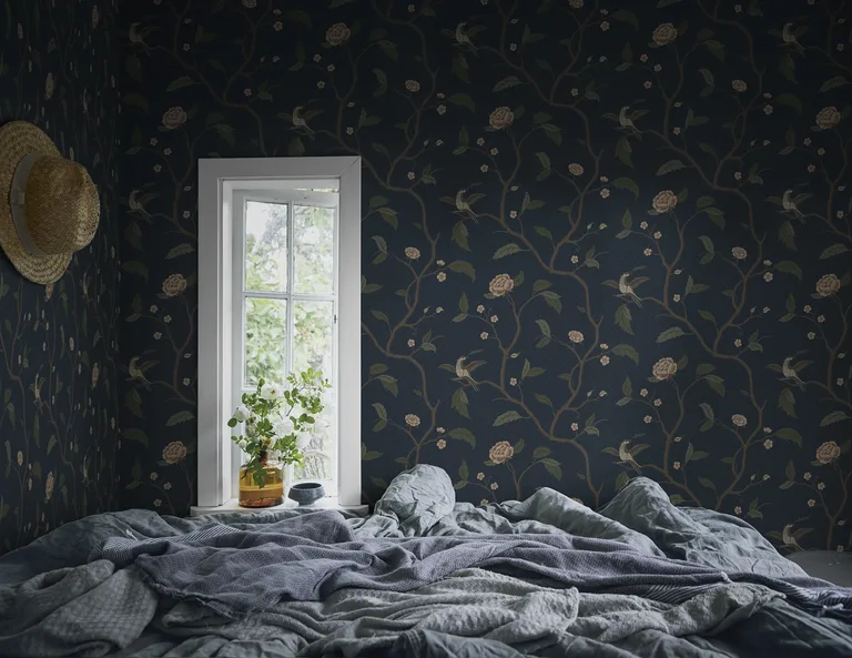 Sandberg Marianne in Midnight Blue wallpaper (S10233)