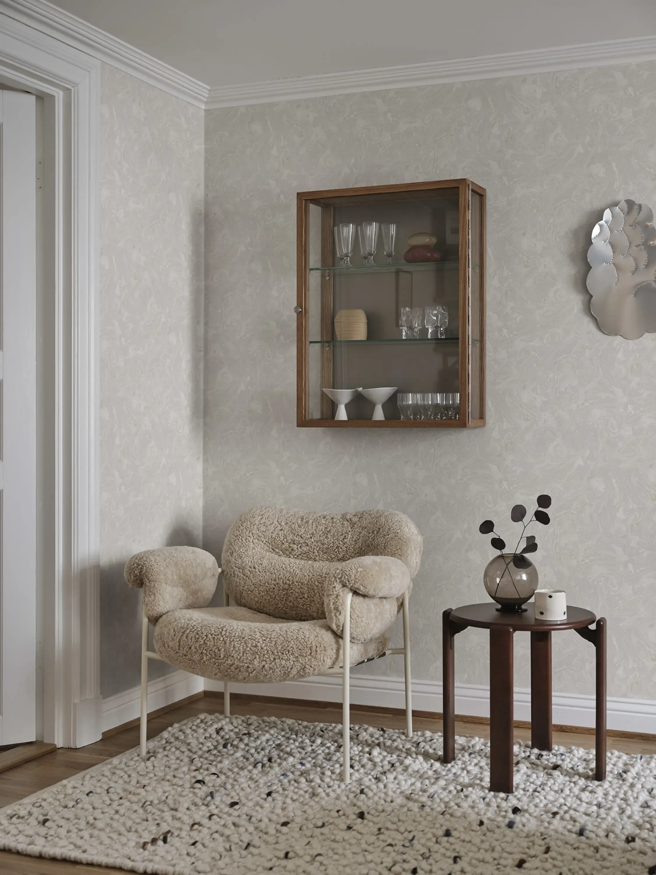 Sandberg Marion in Gray wallpaper (S10331)