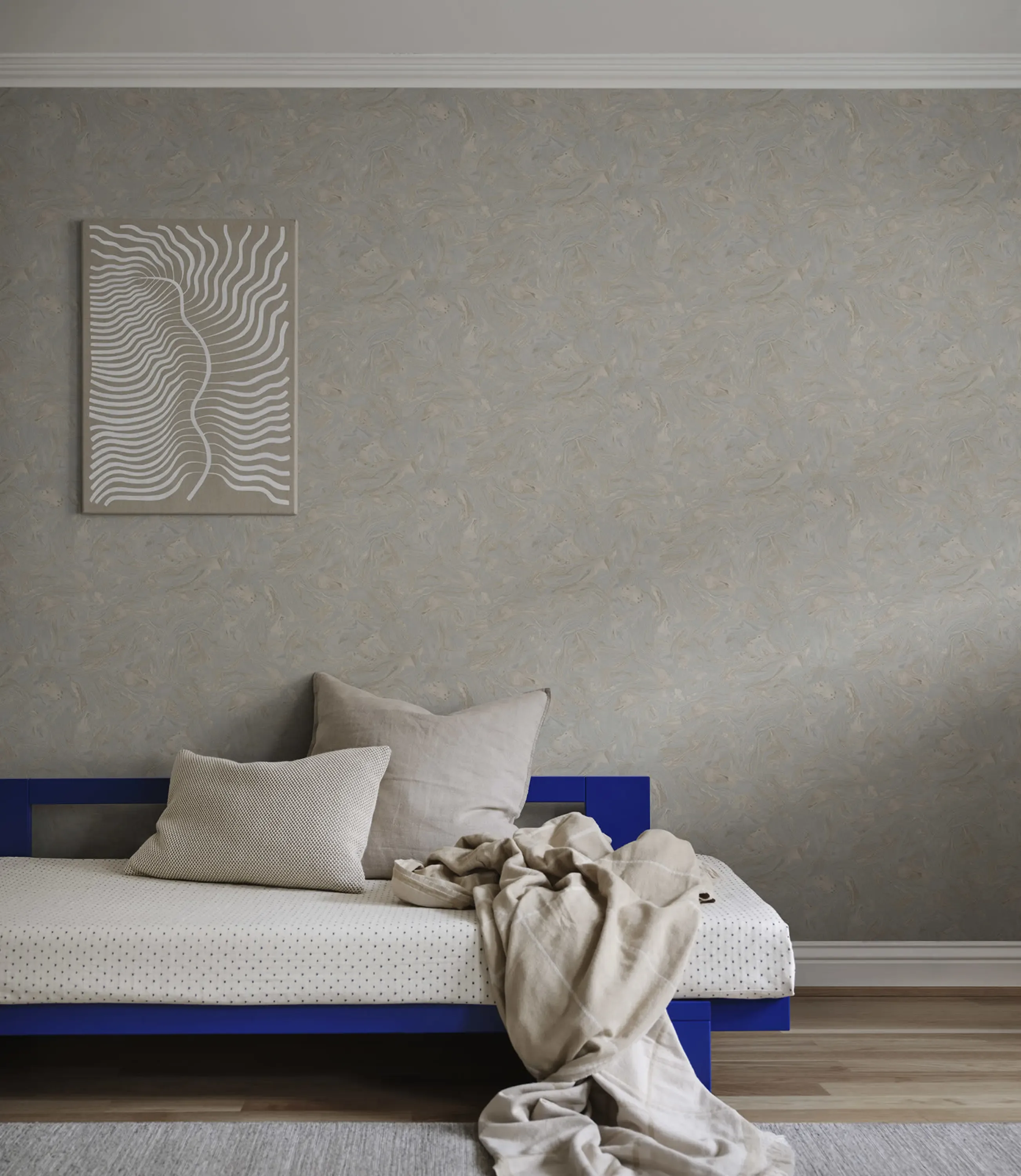 Sandberg Marion in Misty Blue wallpaper (S10333)
