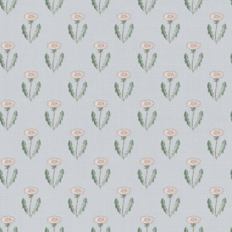 Sandberg Maskrosen in Soft Blue wallpaper (S10138)