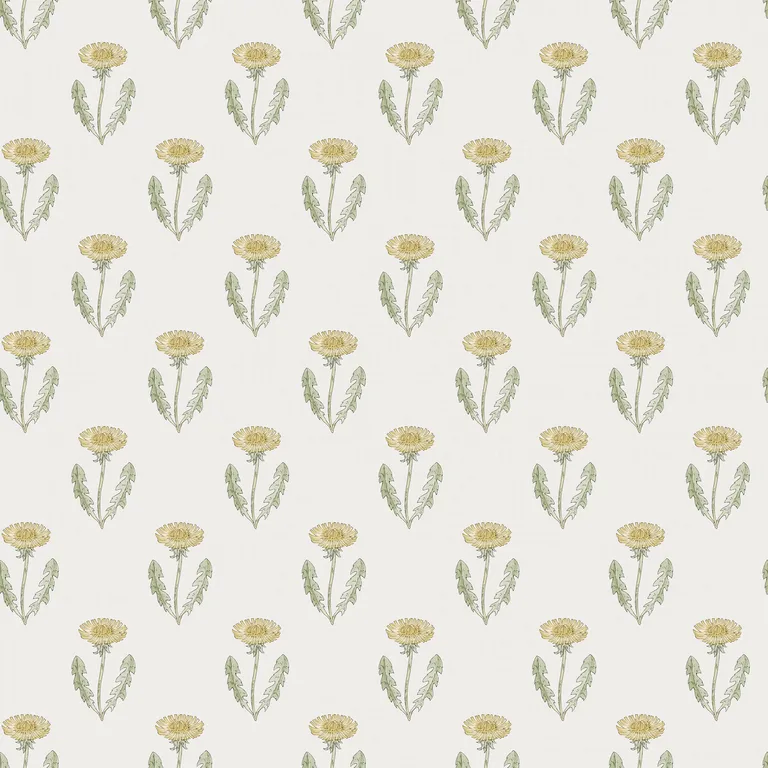 Sandberg Maskrosen in Spring Green wallpaper (S10137)