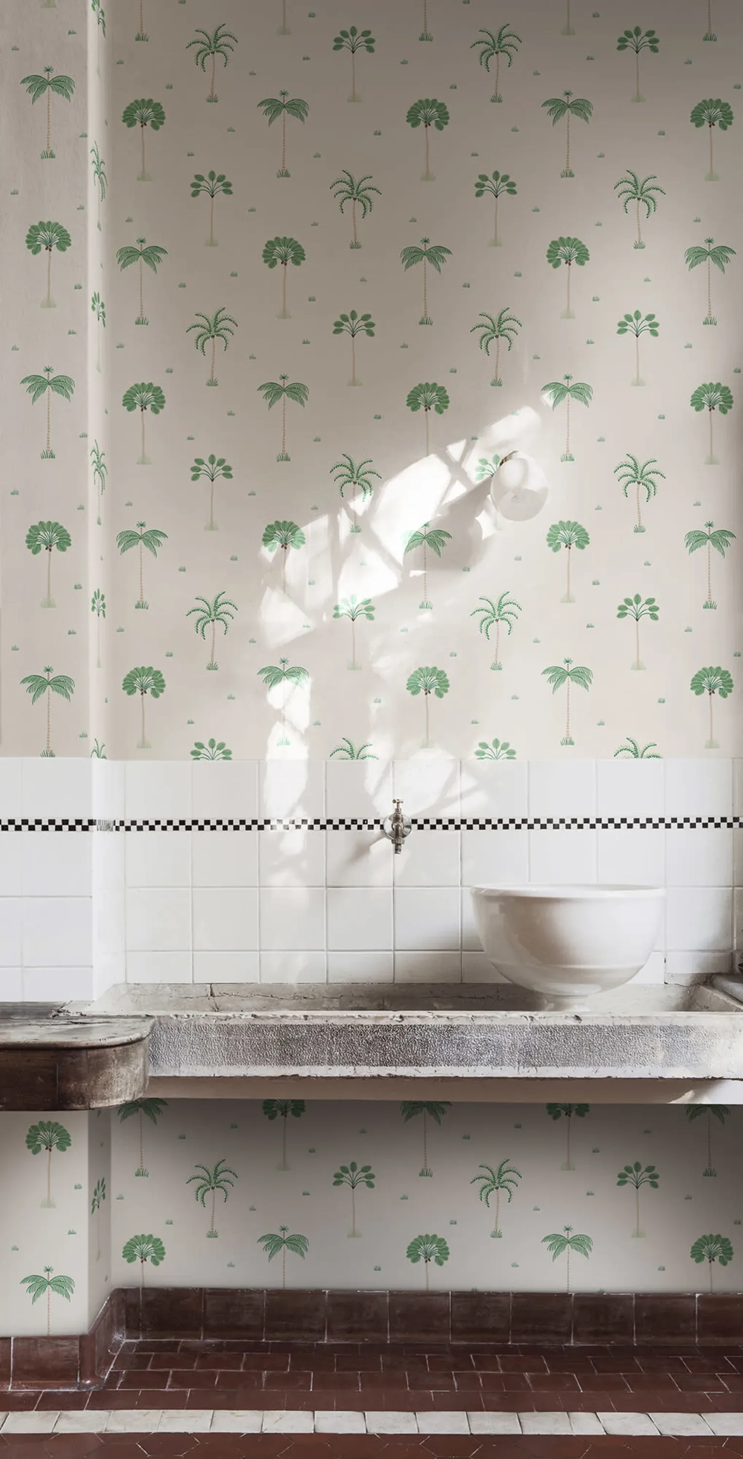 Sandberg Milo in Spring Green wallpaper (S10436)