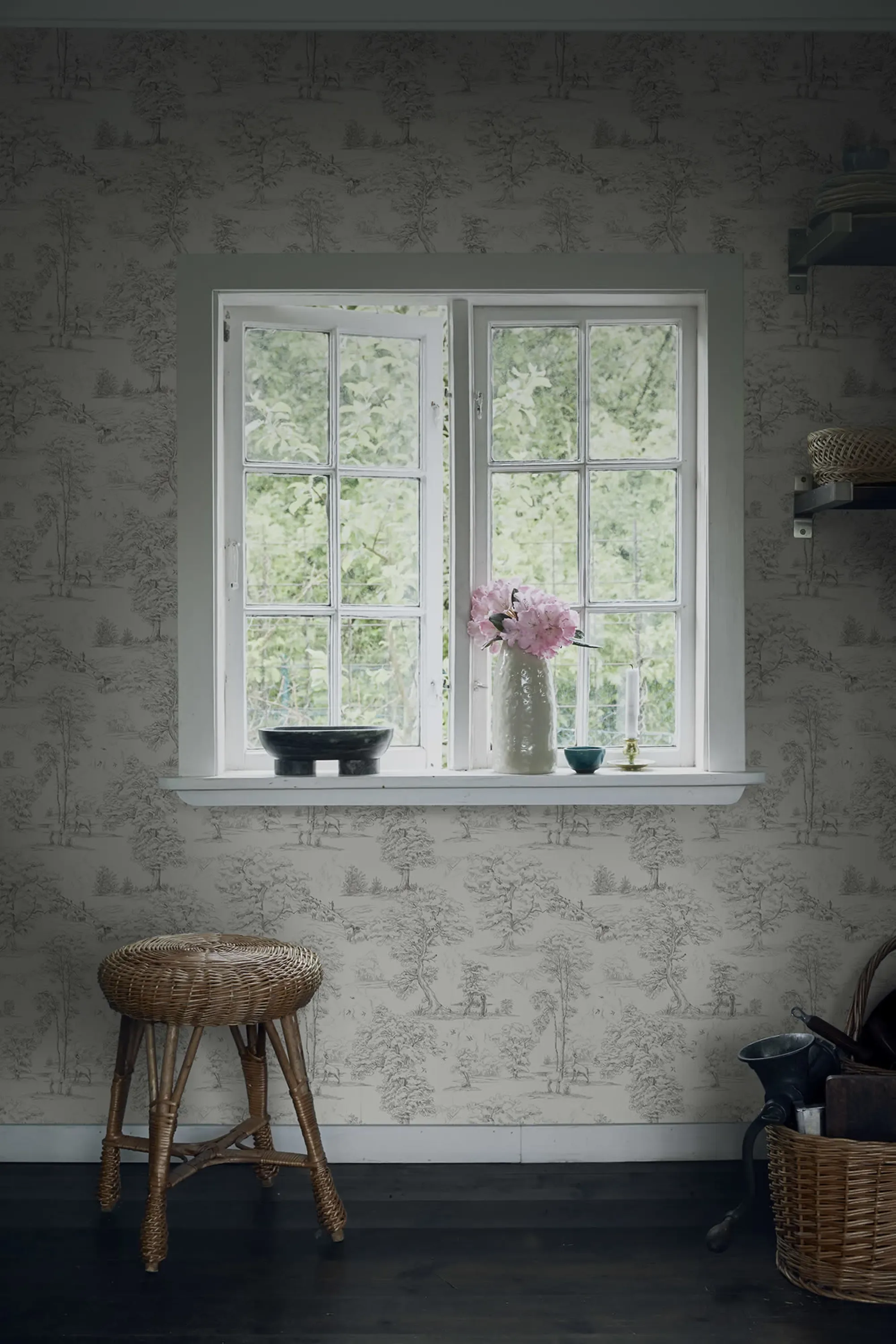 Sandberg Montfort in Graphite wallpaper (S10256)