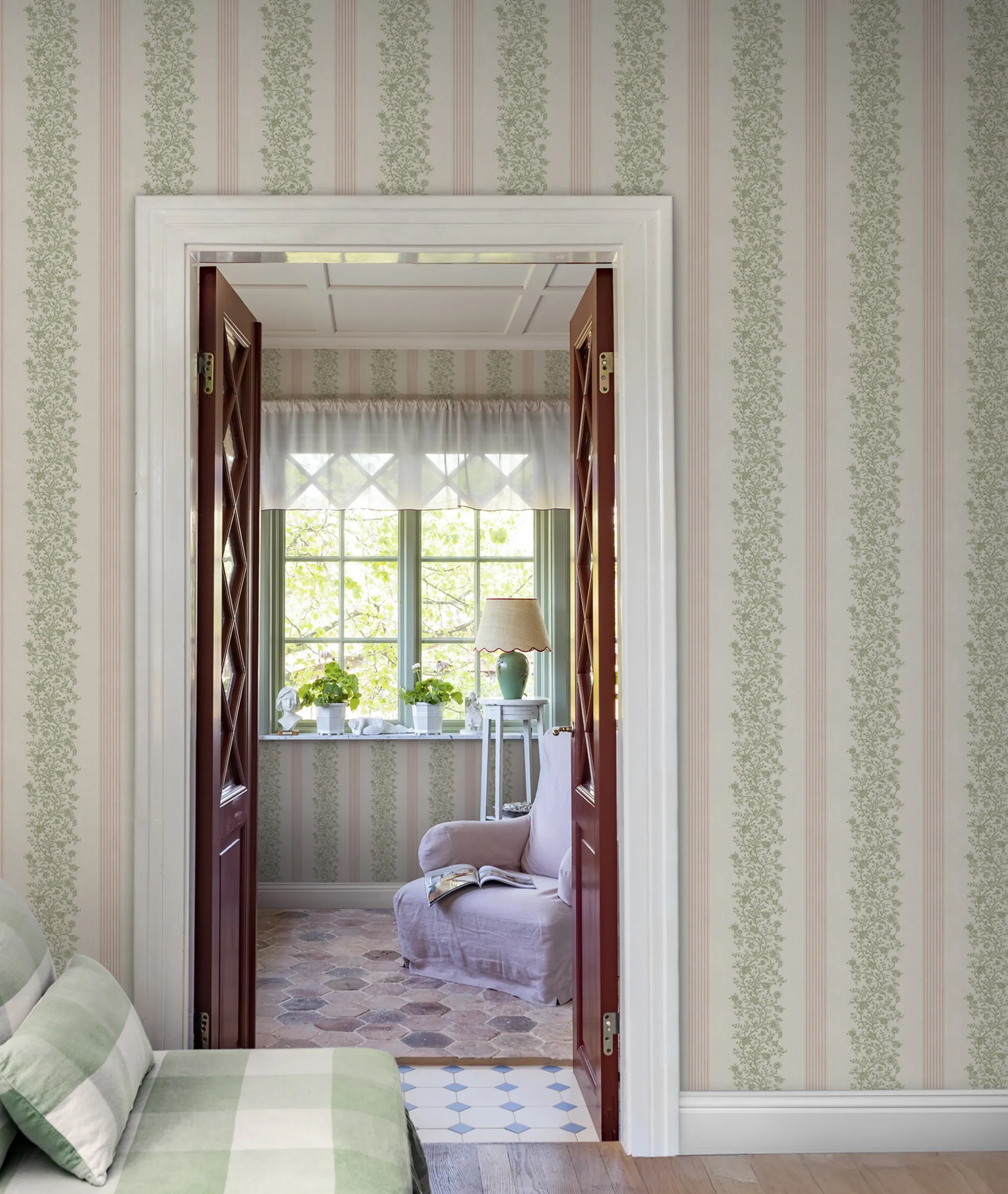 Sandberg Natalie in Pink wallpaper (S10825)