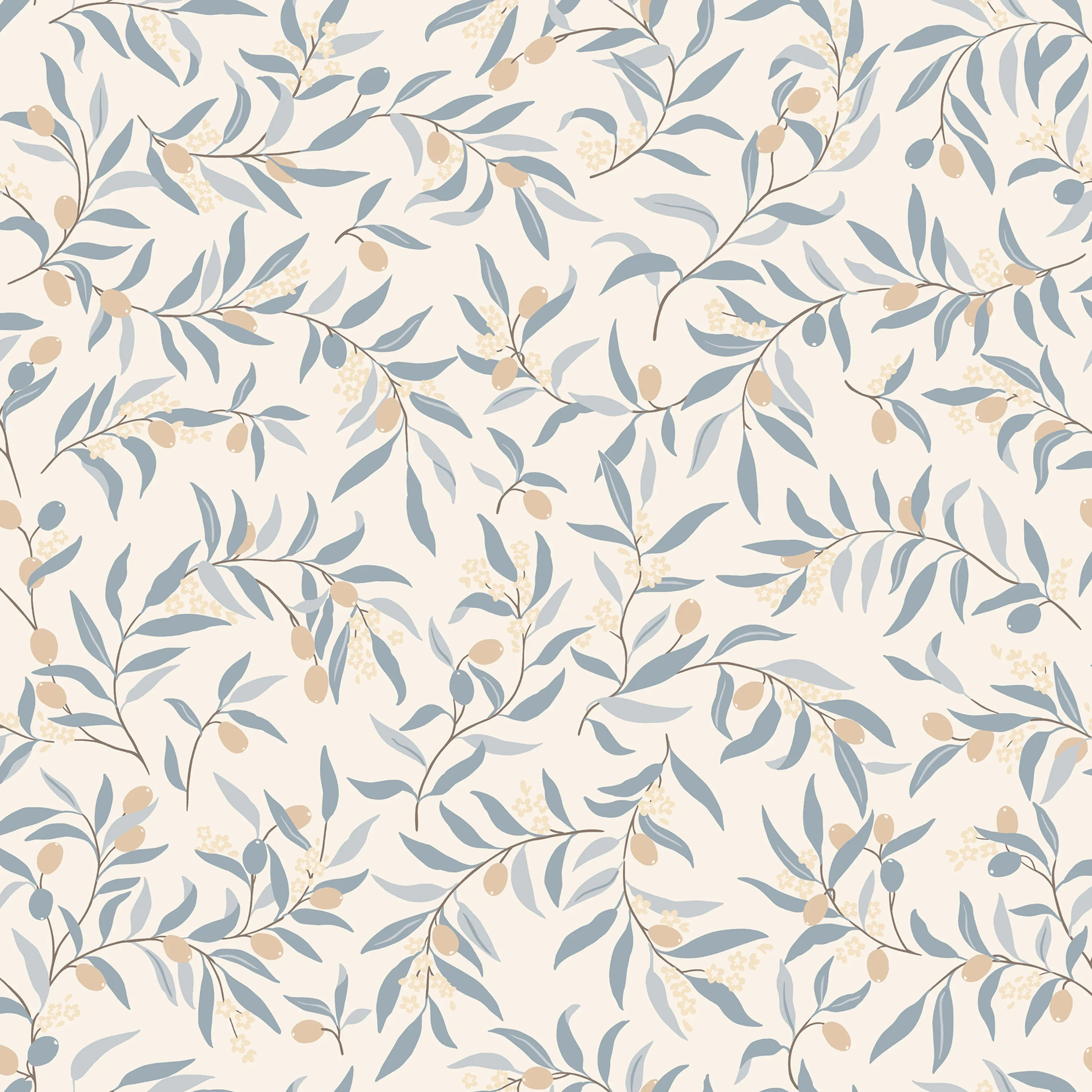 Sandberg Olivia in Light Blue wallpaper (S10680)
