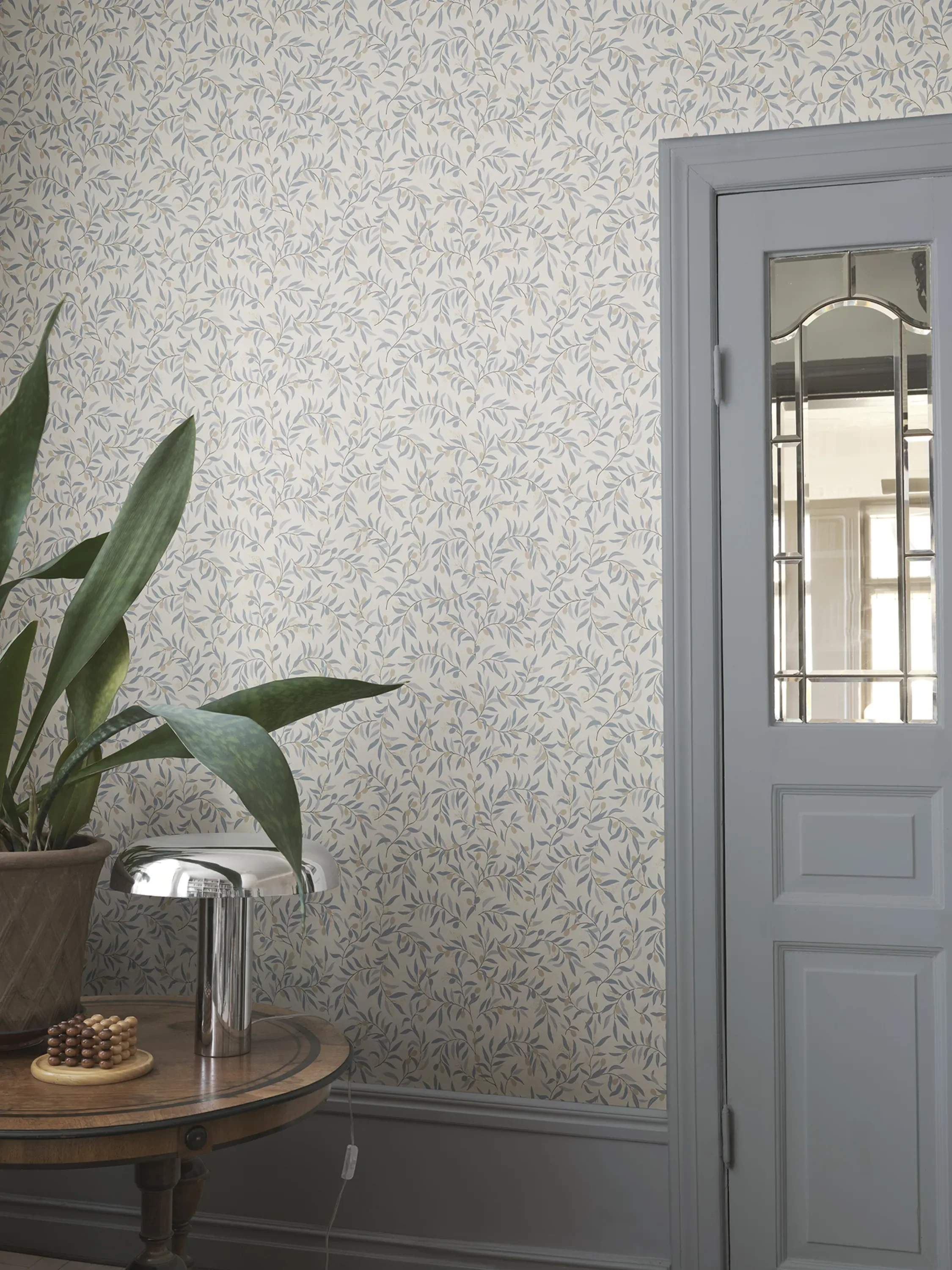 Sandberg Olivia in Light Blue wallpaper (S10680)