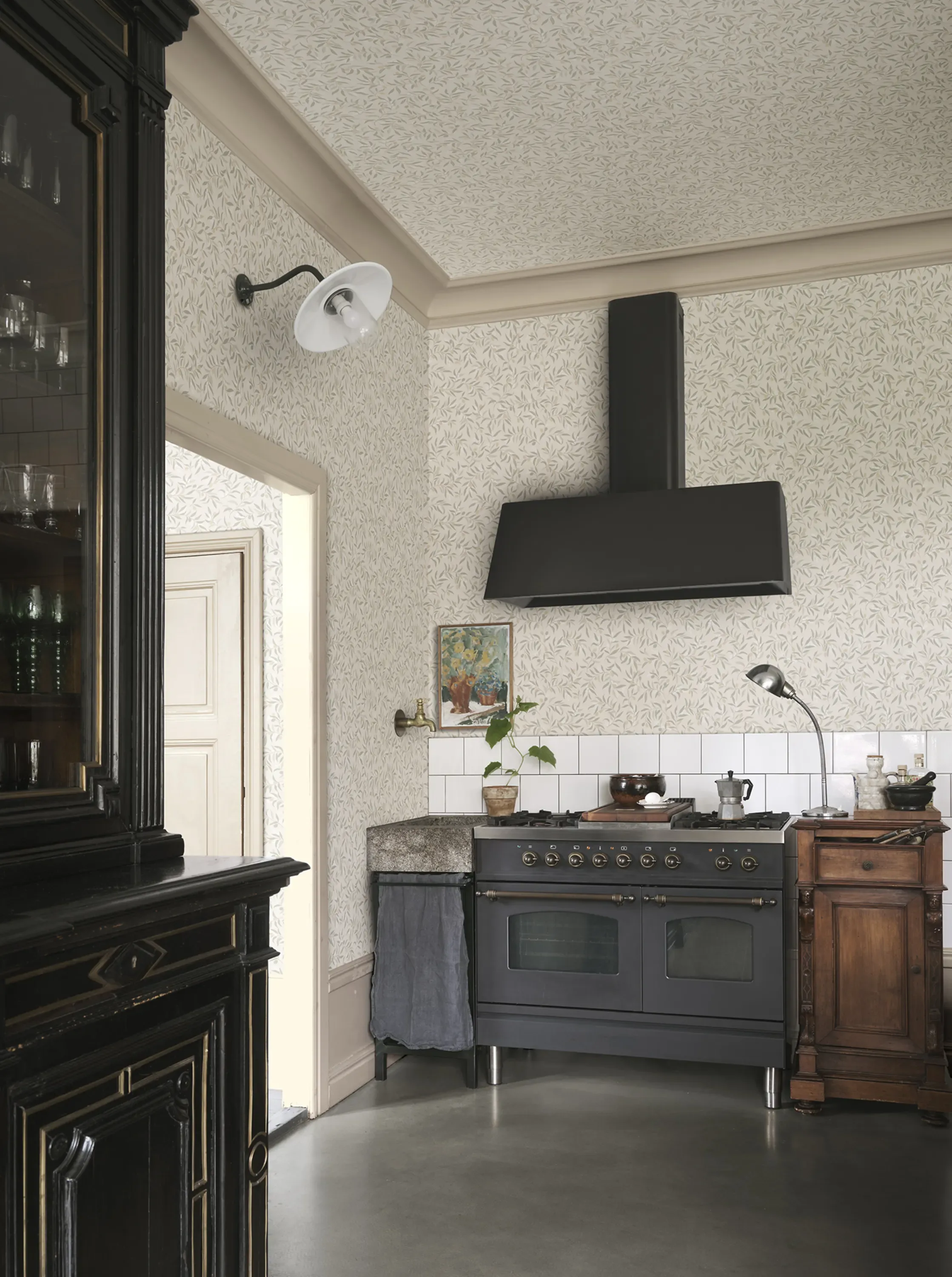 Sandberg Olivia in Sage Green wallpaper (S10679)