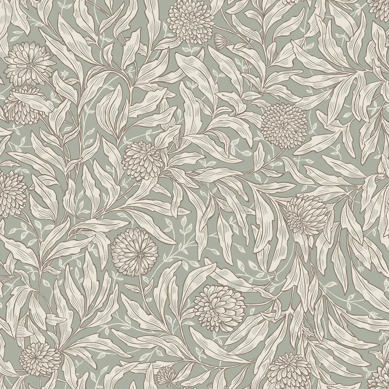 Sandberg Olof in Sage Green wallpaper (S10204)