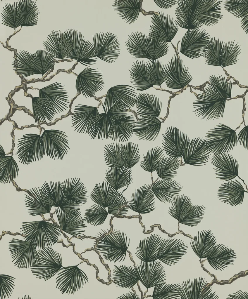 Sandberg Pine in Green wallpaper (804-78)