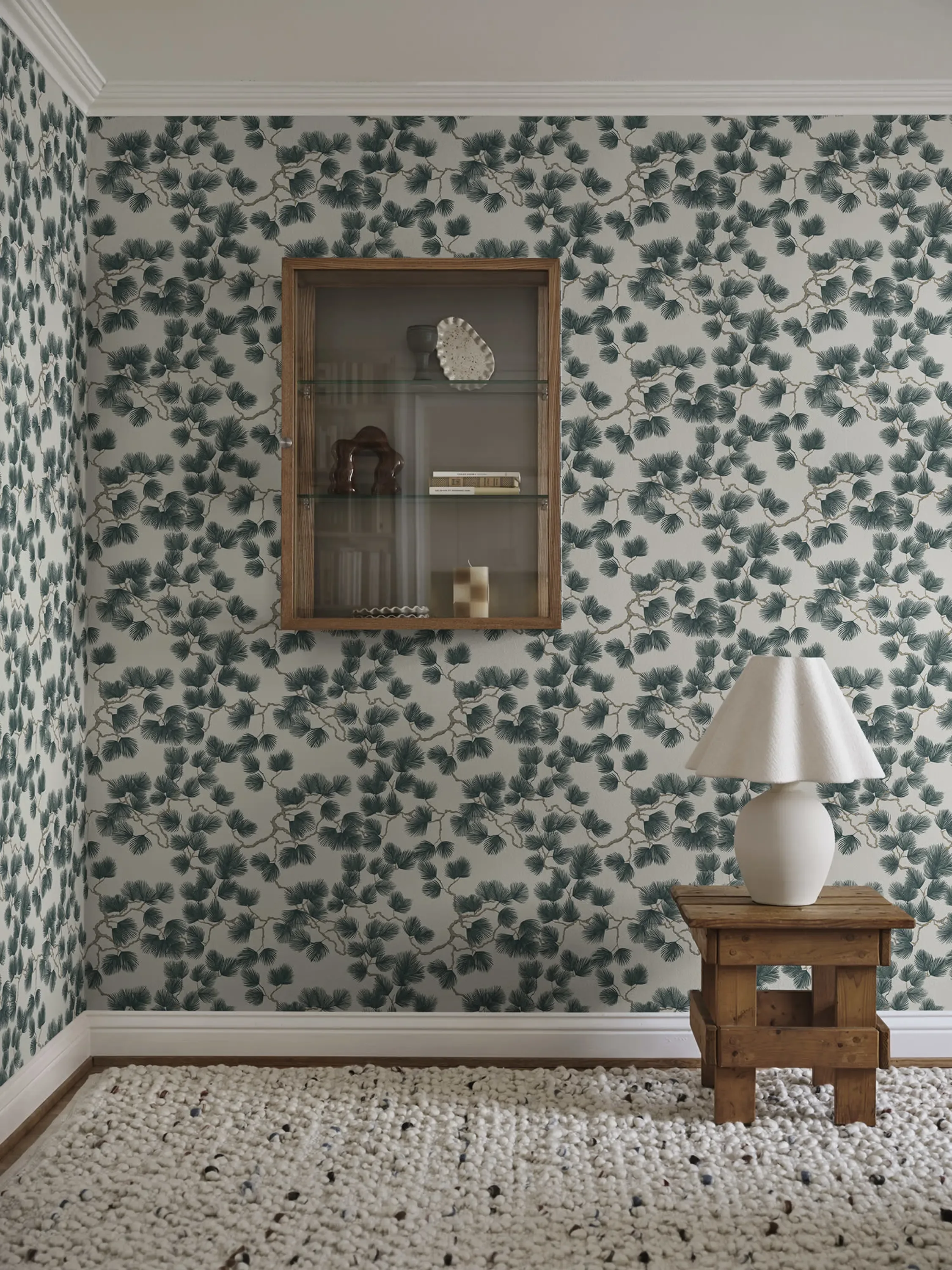 Sandberg Pine in Green wallpaper (804-78)