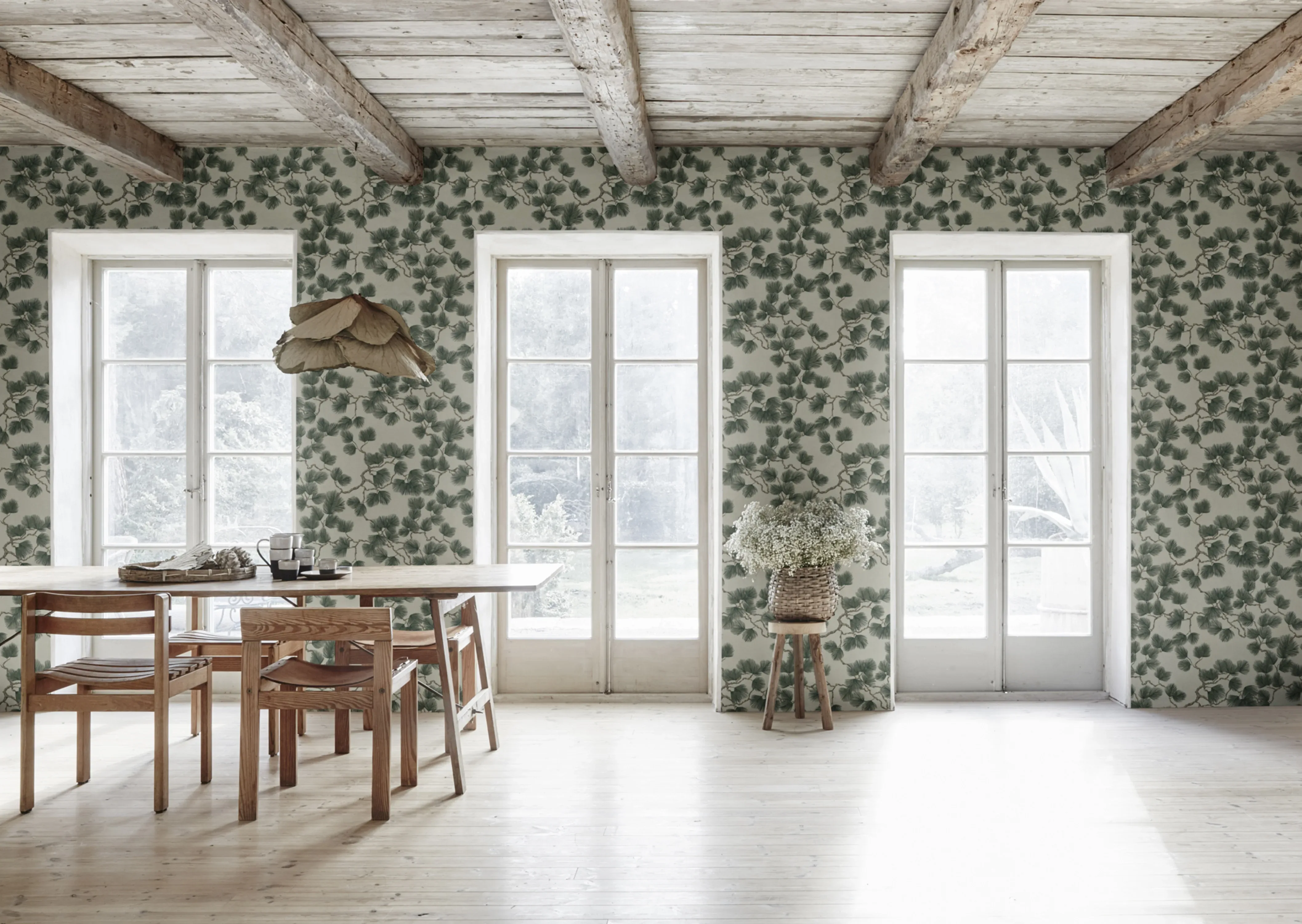 Sandberg Pine in Green wallpaper (804-78)