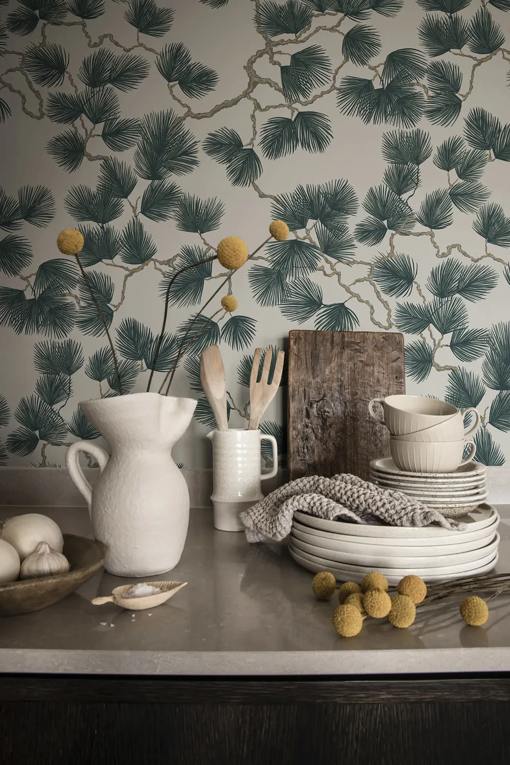 Sandberg Pine in Green wallpaper (804-78)
