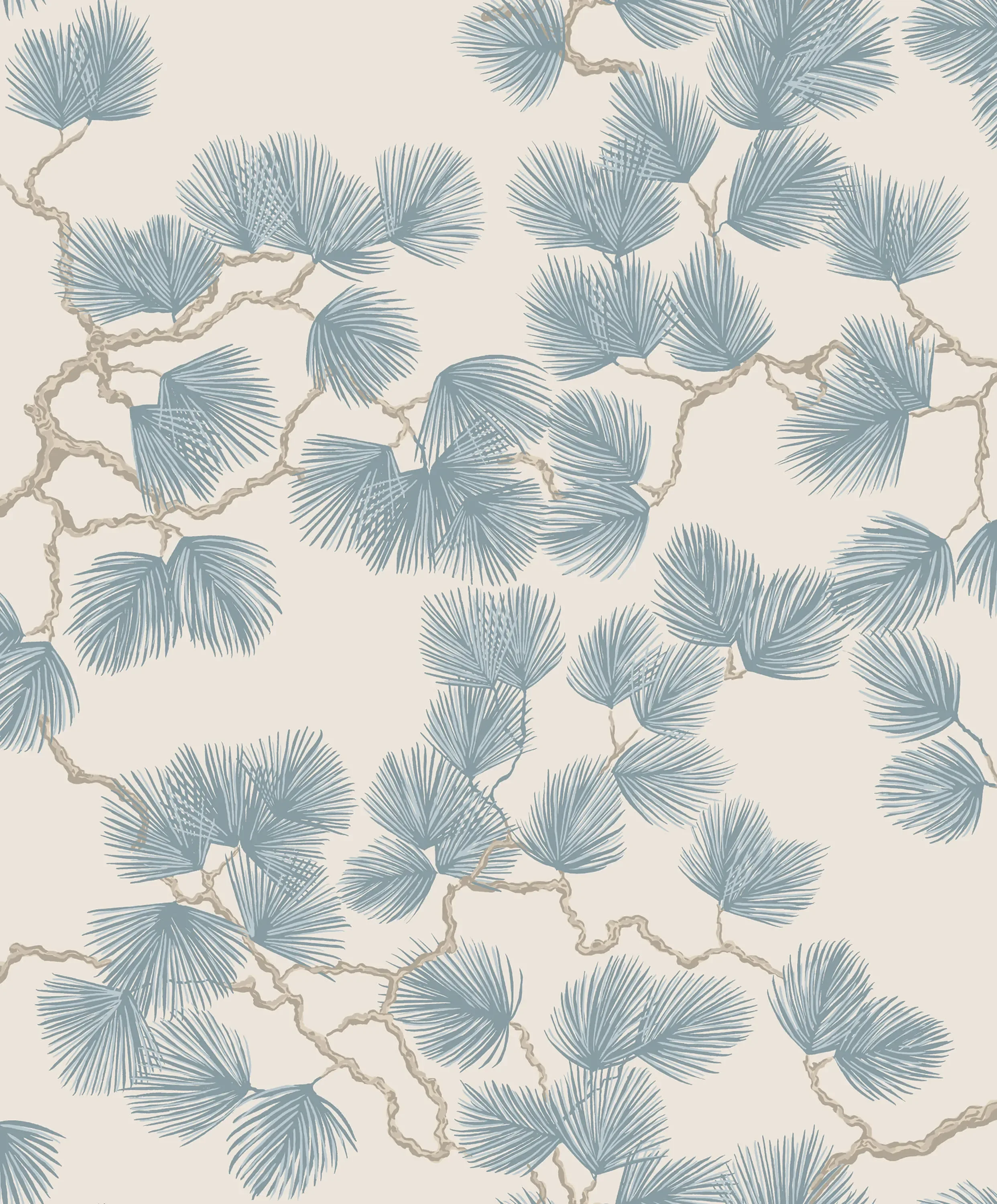 Sandberg Pine in Misty Blue wallpaper (S10328)