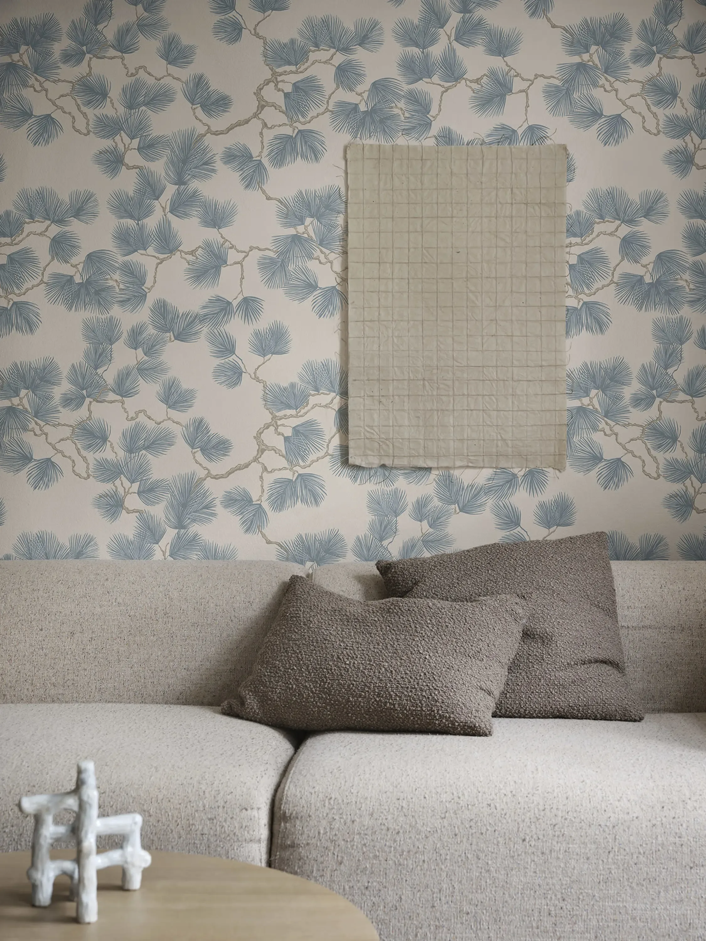 Sandberg Pine in Misty Blue wallpaper (S10328)