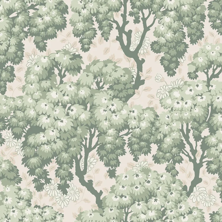 Sandberg Ragnvi in Green wallpaper (S10564)