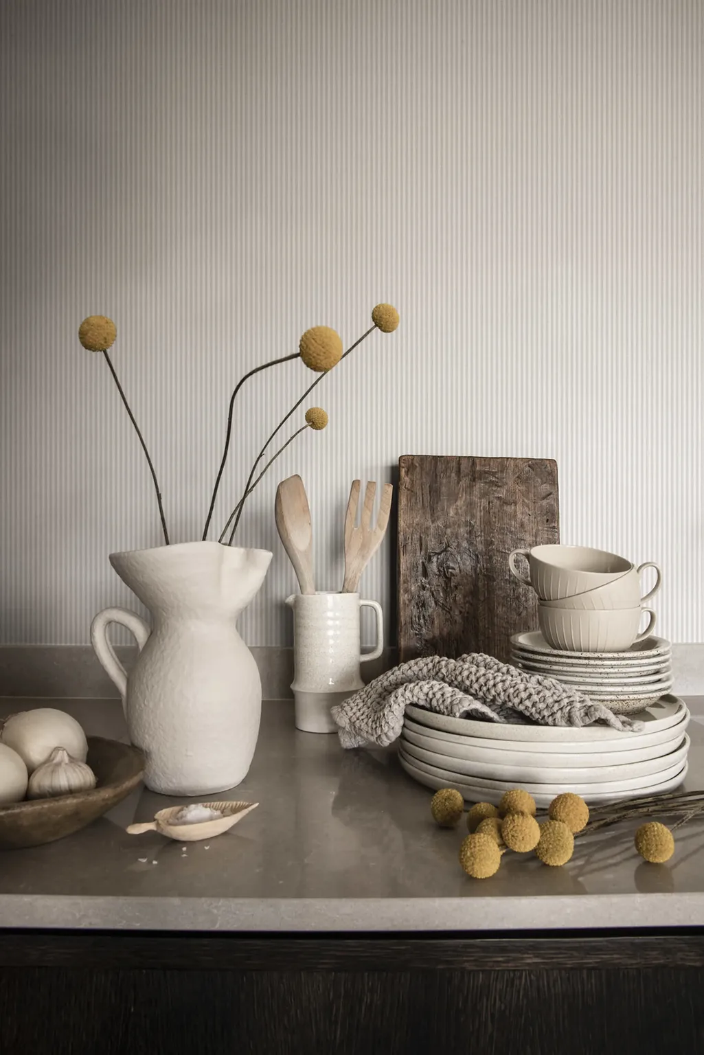 Sandberg Rand in Gray wallpaper (S10287)