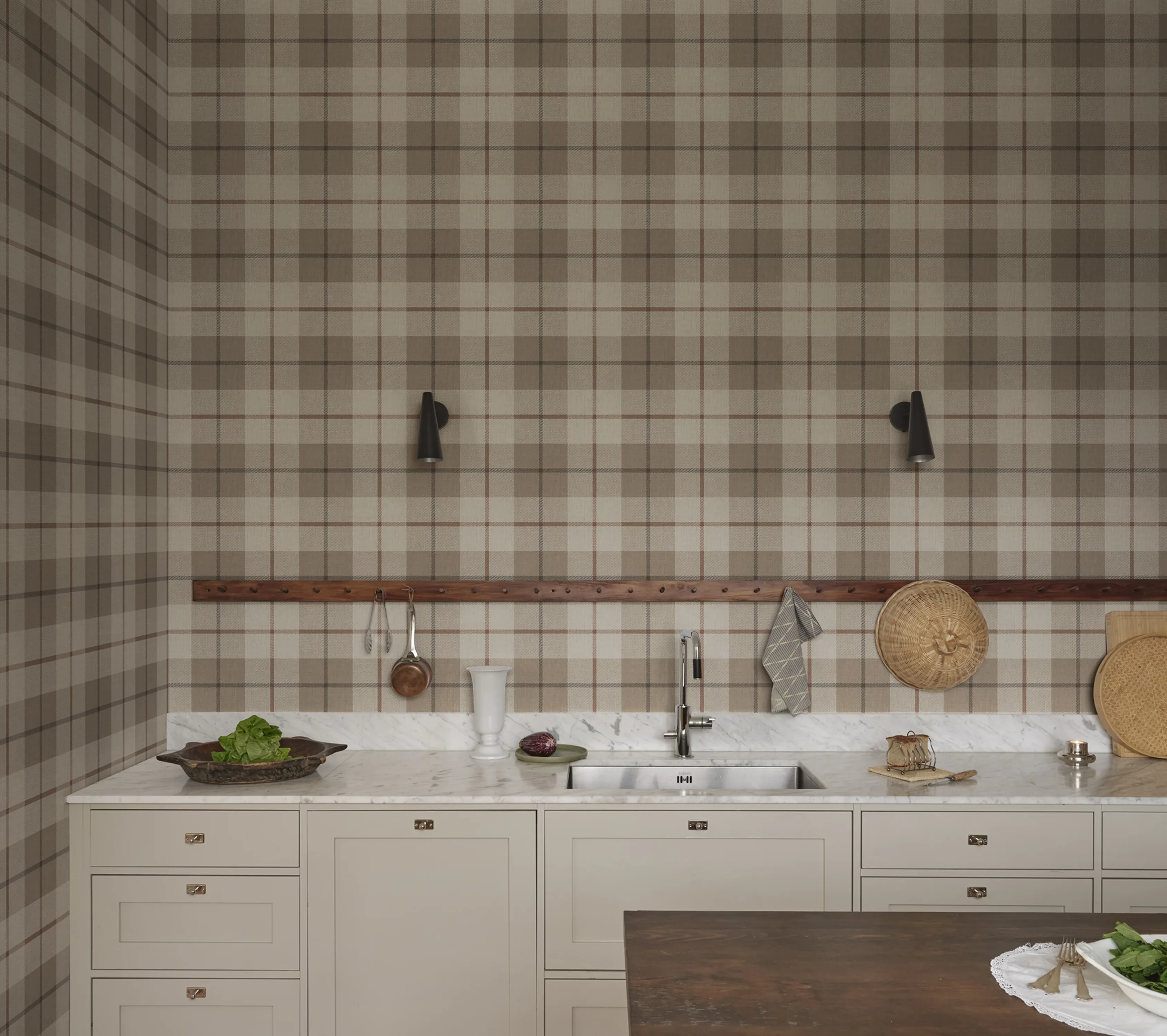 Sandberg Ranold in Beige wallpaper (S10754)