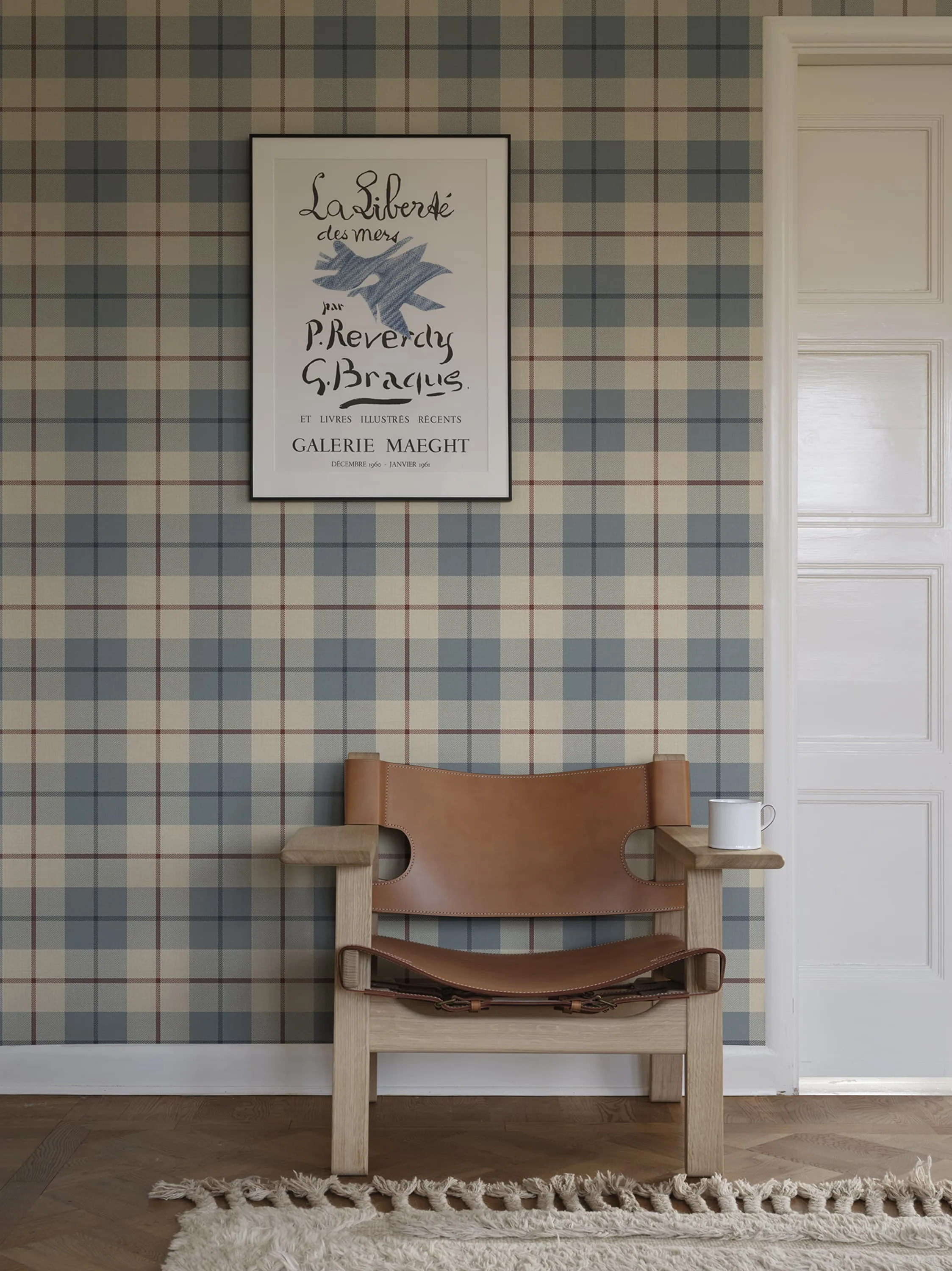 Sandberg Ranold in Light Blue wallpaper (S10753)