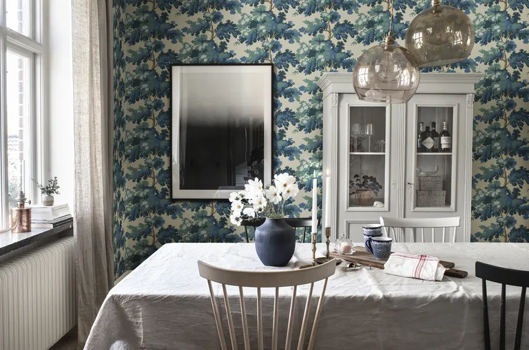 Sandberg Raphael in Blue wallpaper (444-66)