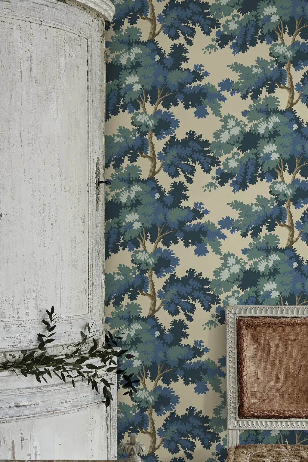 Sandberg Raphael in Blue wallpaper (444-66)