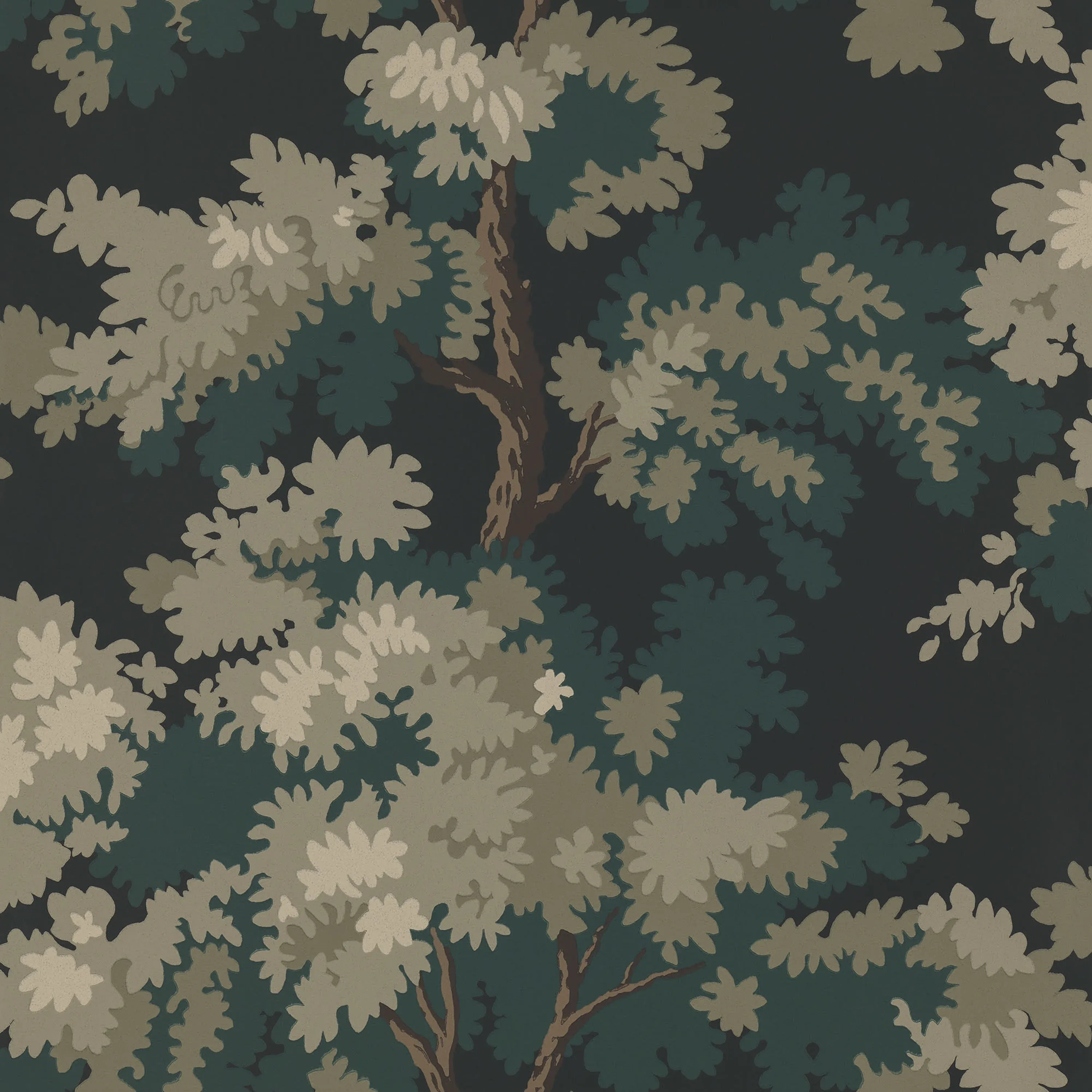 Sandberg Raphael in Charcoal wallpaper (444-81)