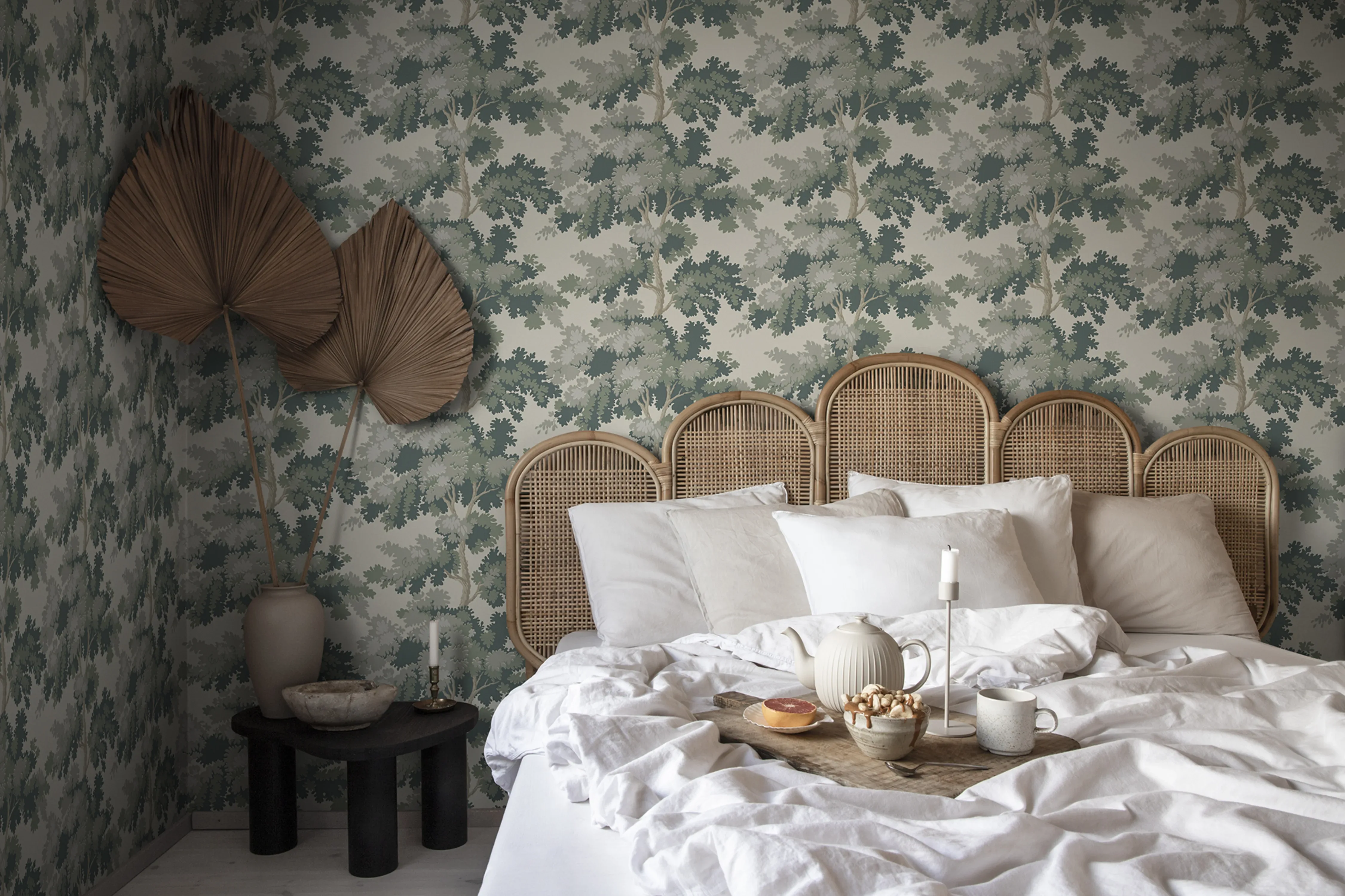 Sandberg Raphael in Green wallpaper (444-58)