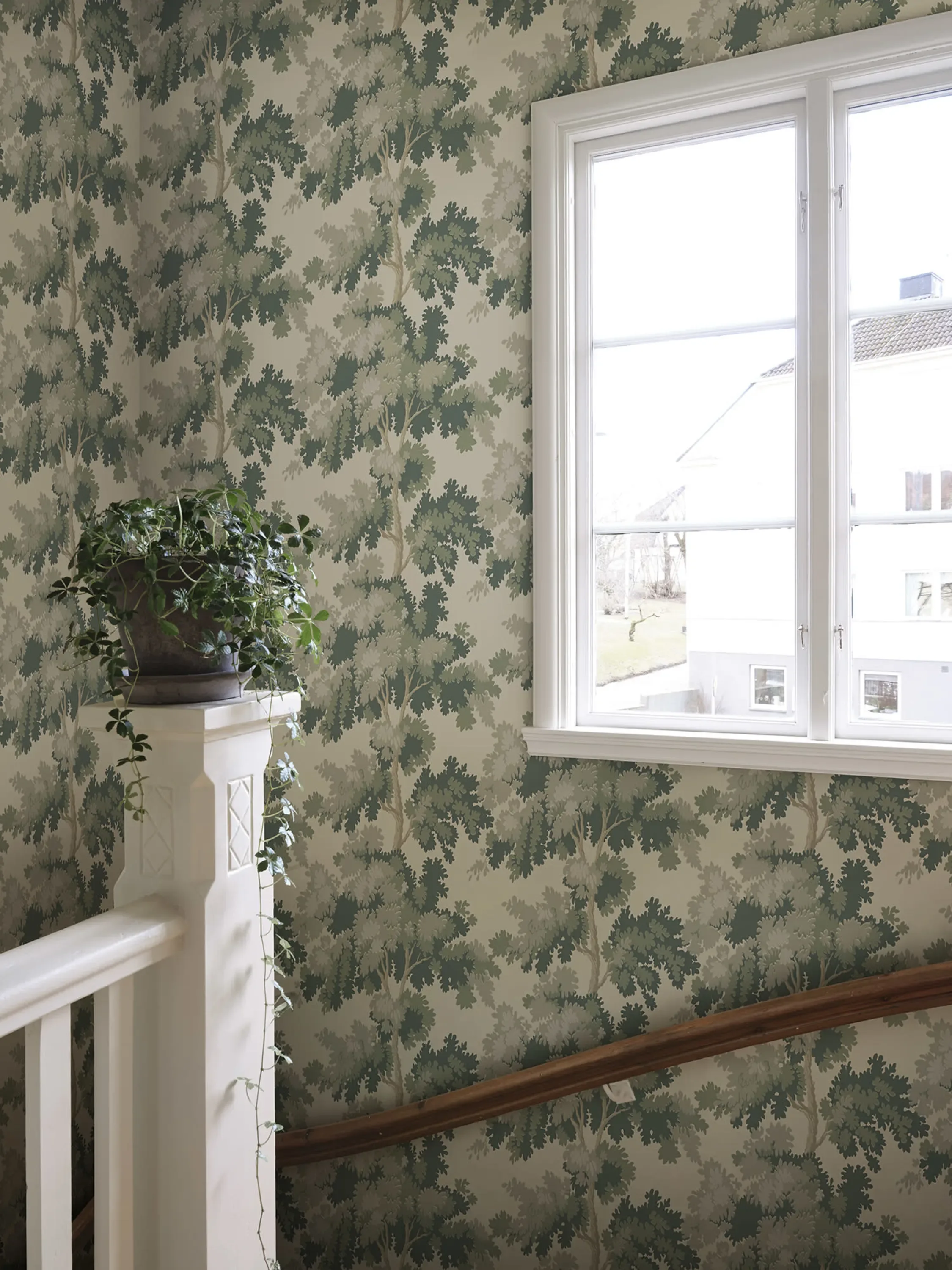 Sandberg Raphael in Green wallpaper (444-58)