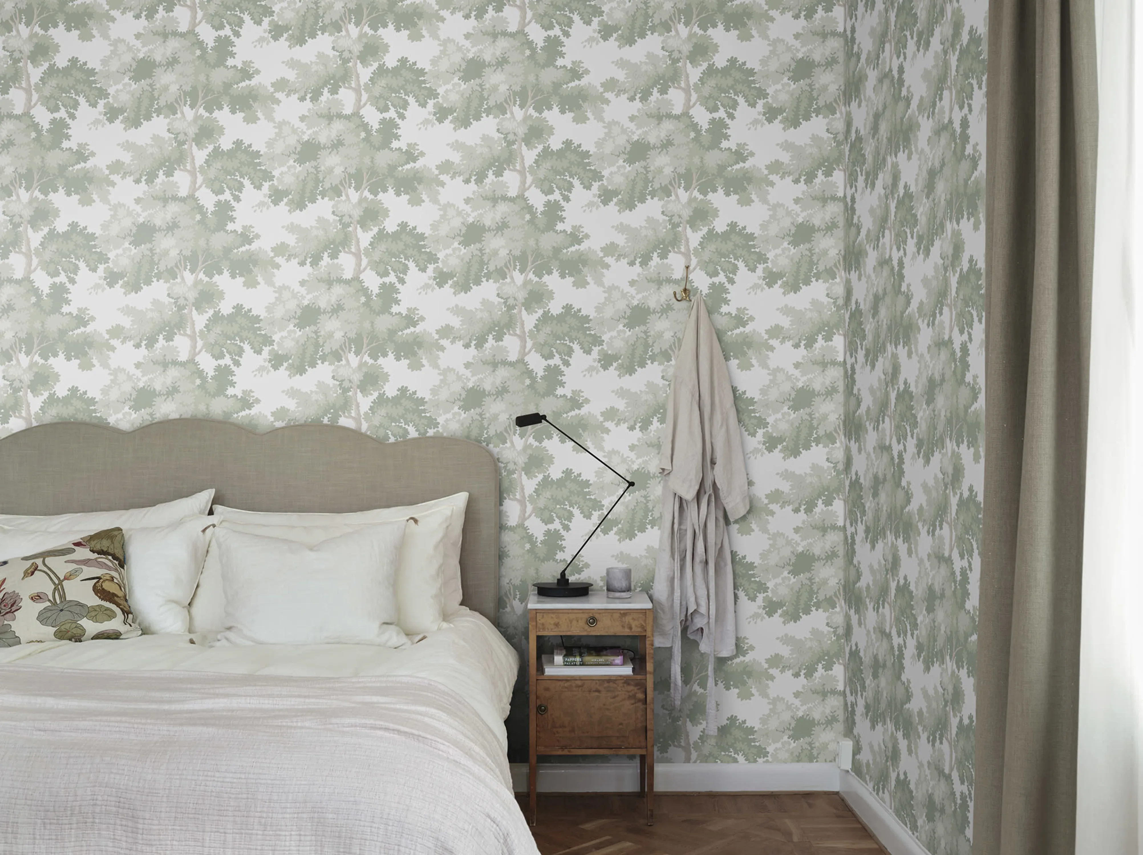 Sandberg Raphael in Light Green wallpaper (S10381)